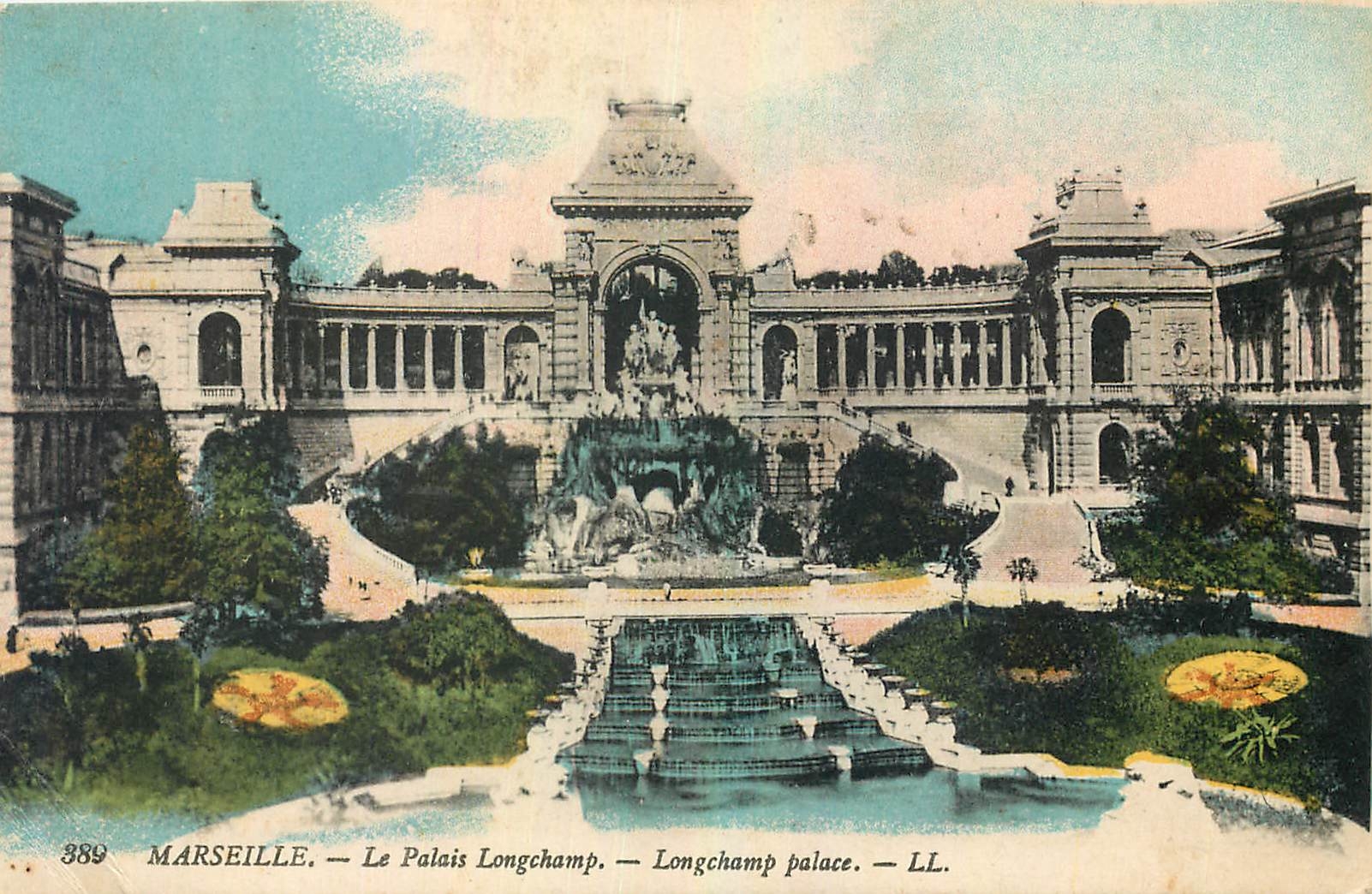 CPA Marseille Le Palais Longchamp 