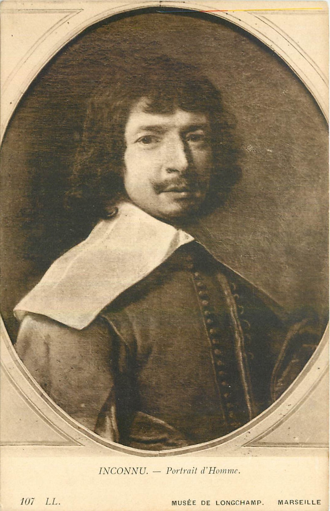 CPA Inconnu Portrait d'Homme Musee de Longchamp Marseille