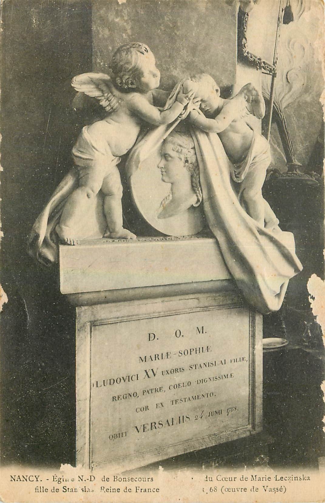 CPA Nancy Eglise de N D de Bonsecours fille de Stanislas Reine de France