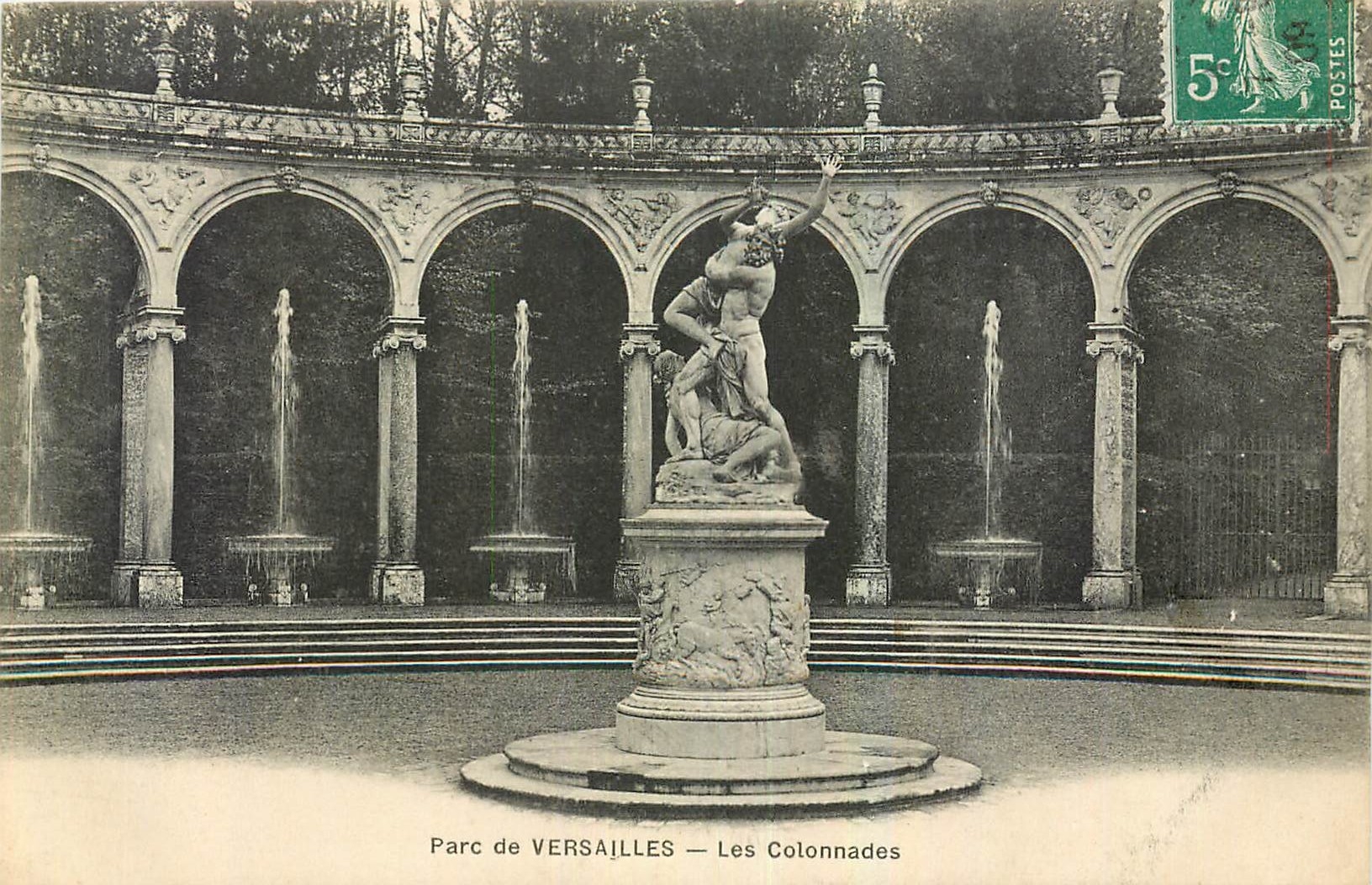 CPA Parc de Versailles Les Colonnades