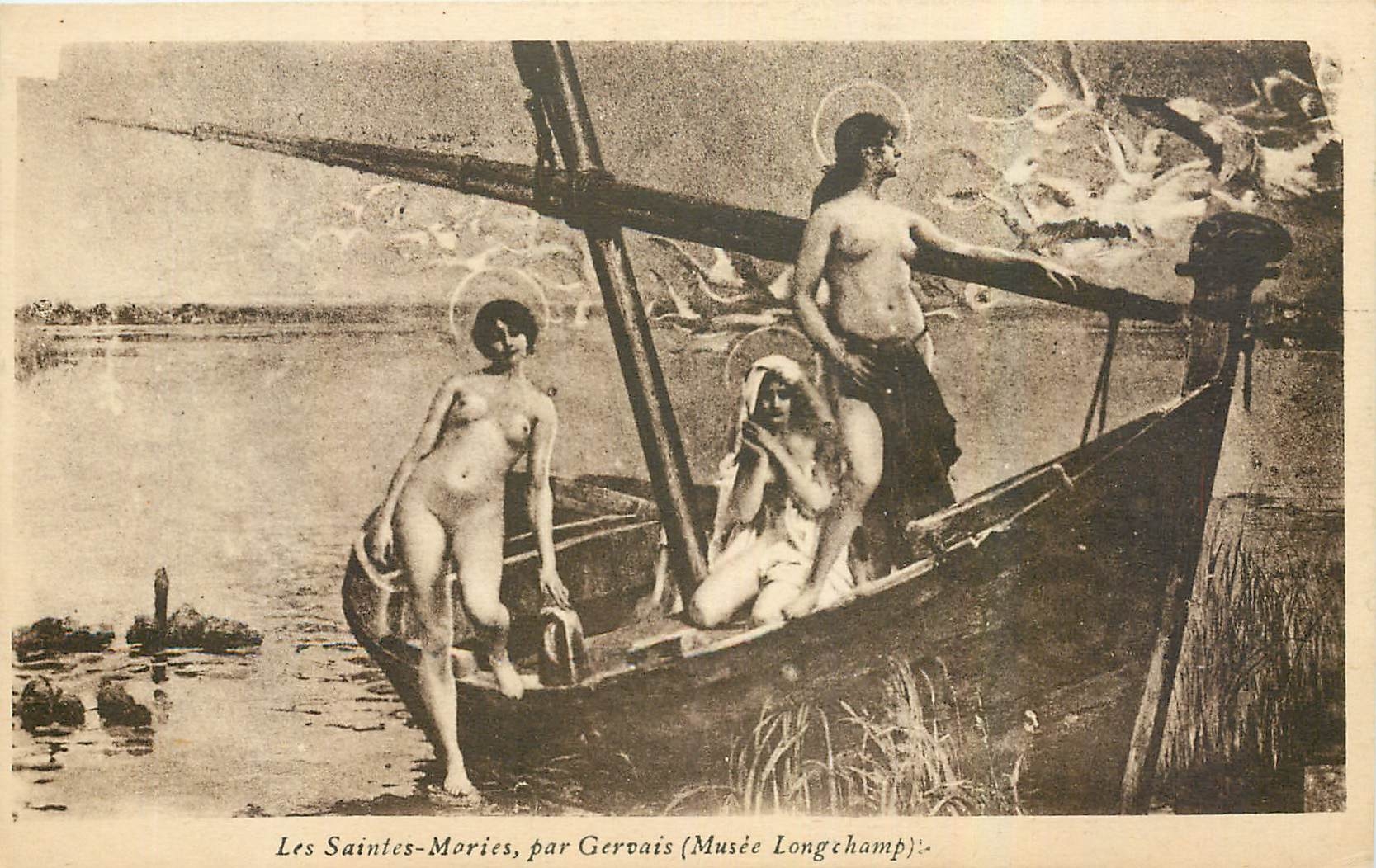 CPA Les Saintes Maries par Gervais Musee Longchamp 
