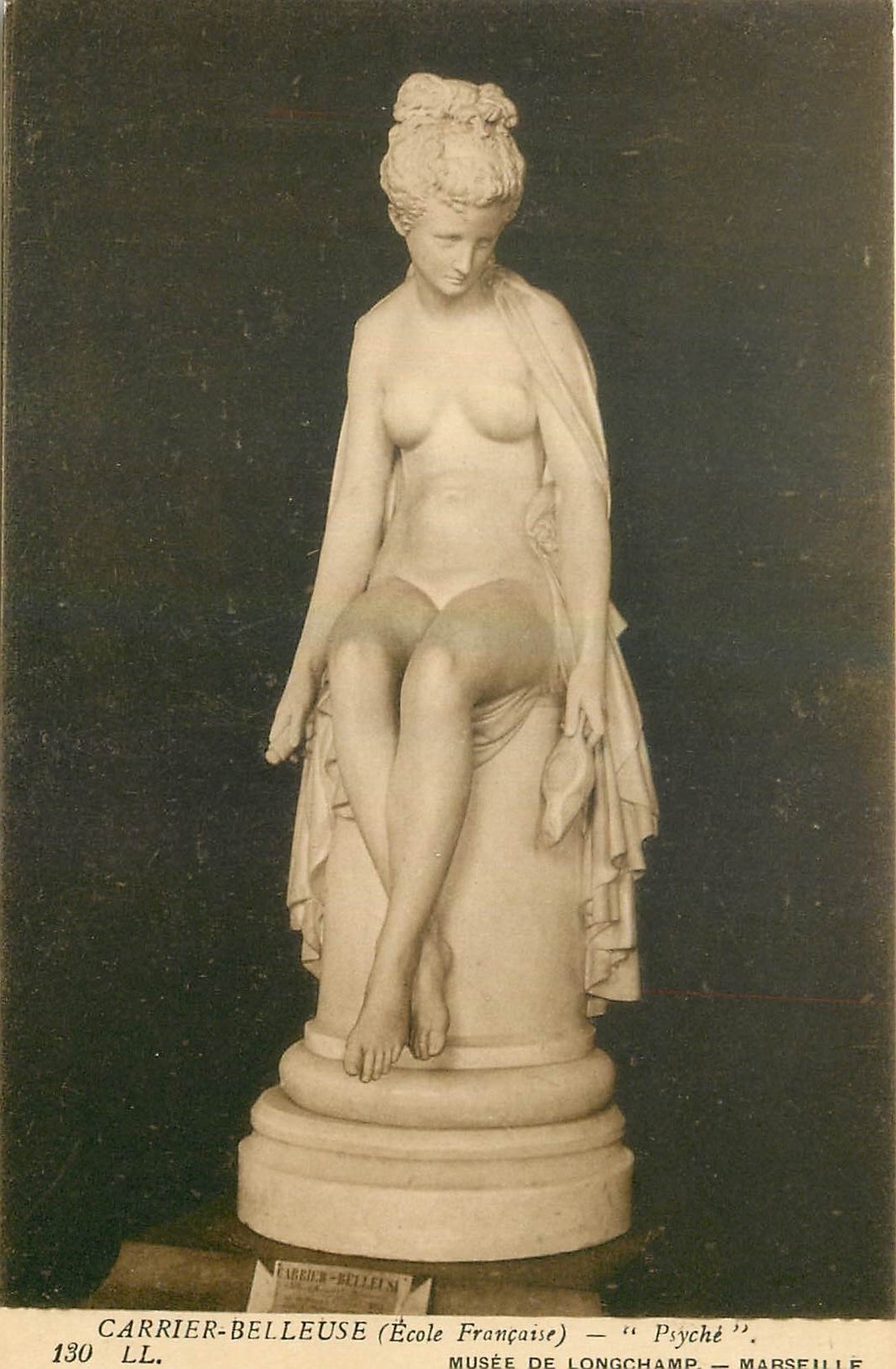 CPA Carrier Belleuse Ecole Francaise Psyche Musee de Longchamp Marseille