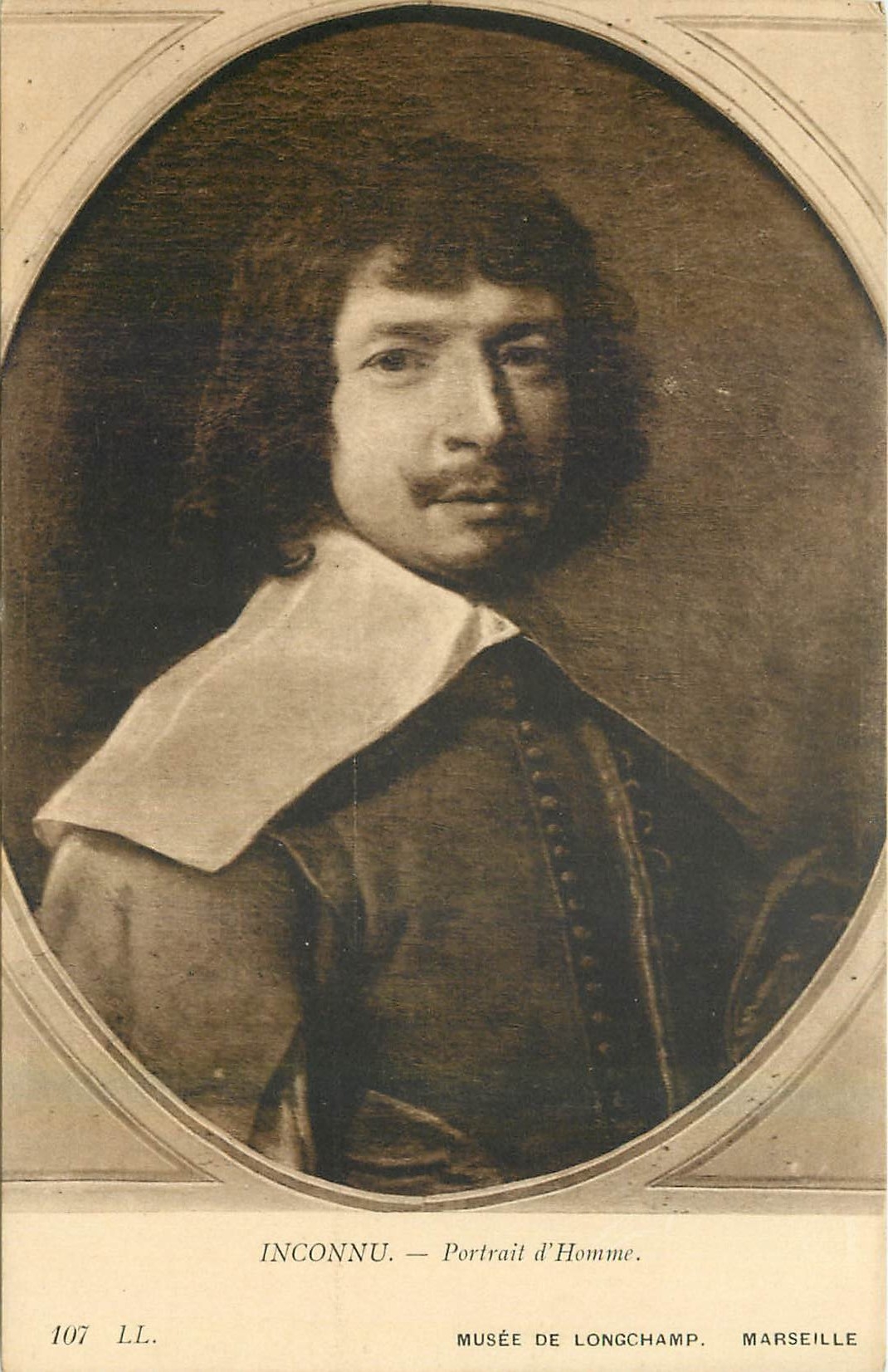 CPA Inconny Portrait d'Homme Musee de Longchamp Marseille 