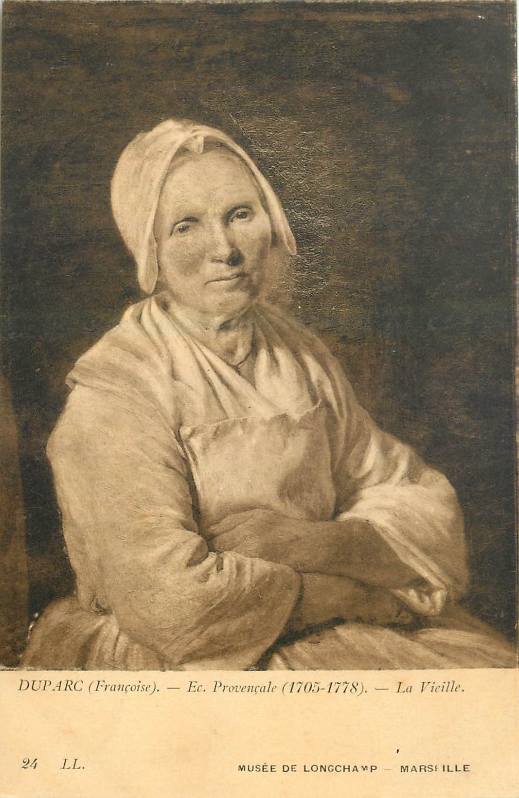 CPA Duparc Francoise Ec Provencale La Vieille Musee de Longchamp Marseille 