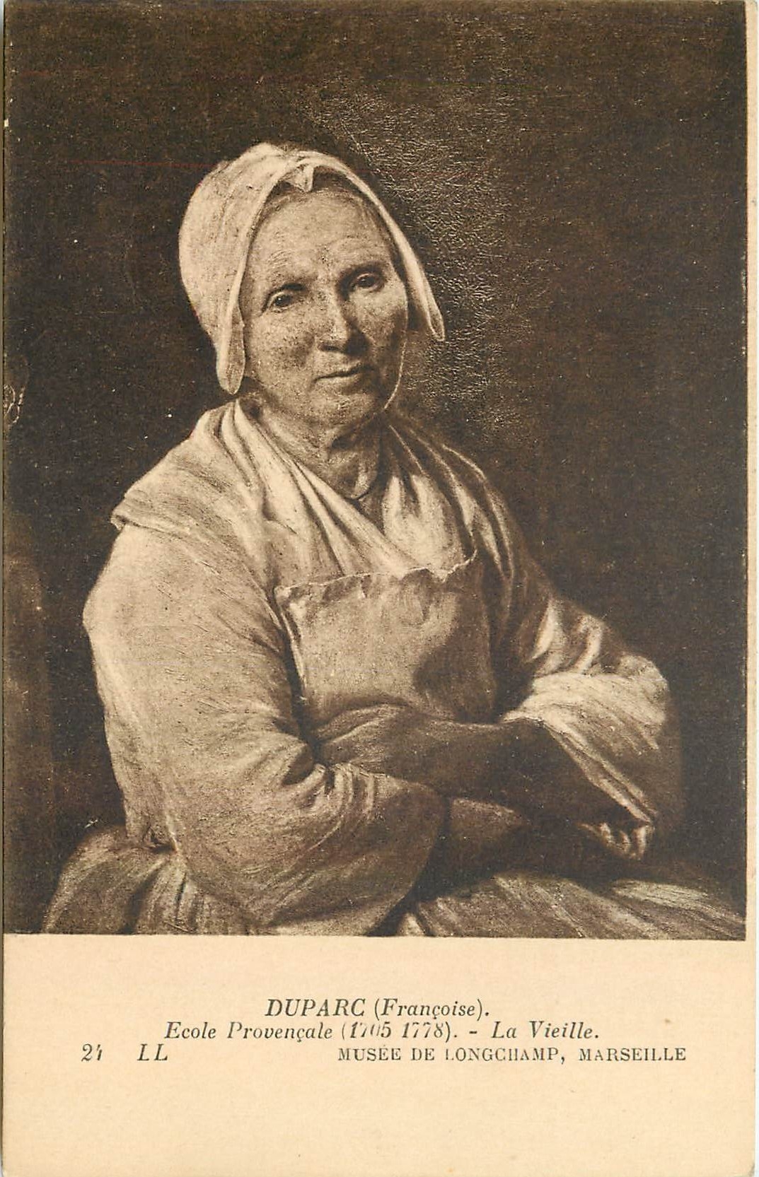 CPA Duparc Francoise Ecole Provencale La Vieille Musee de Longchamp Marseille 