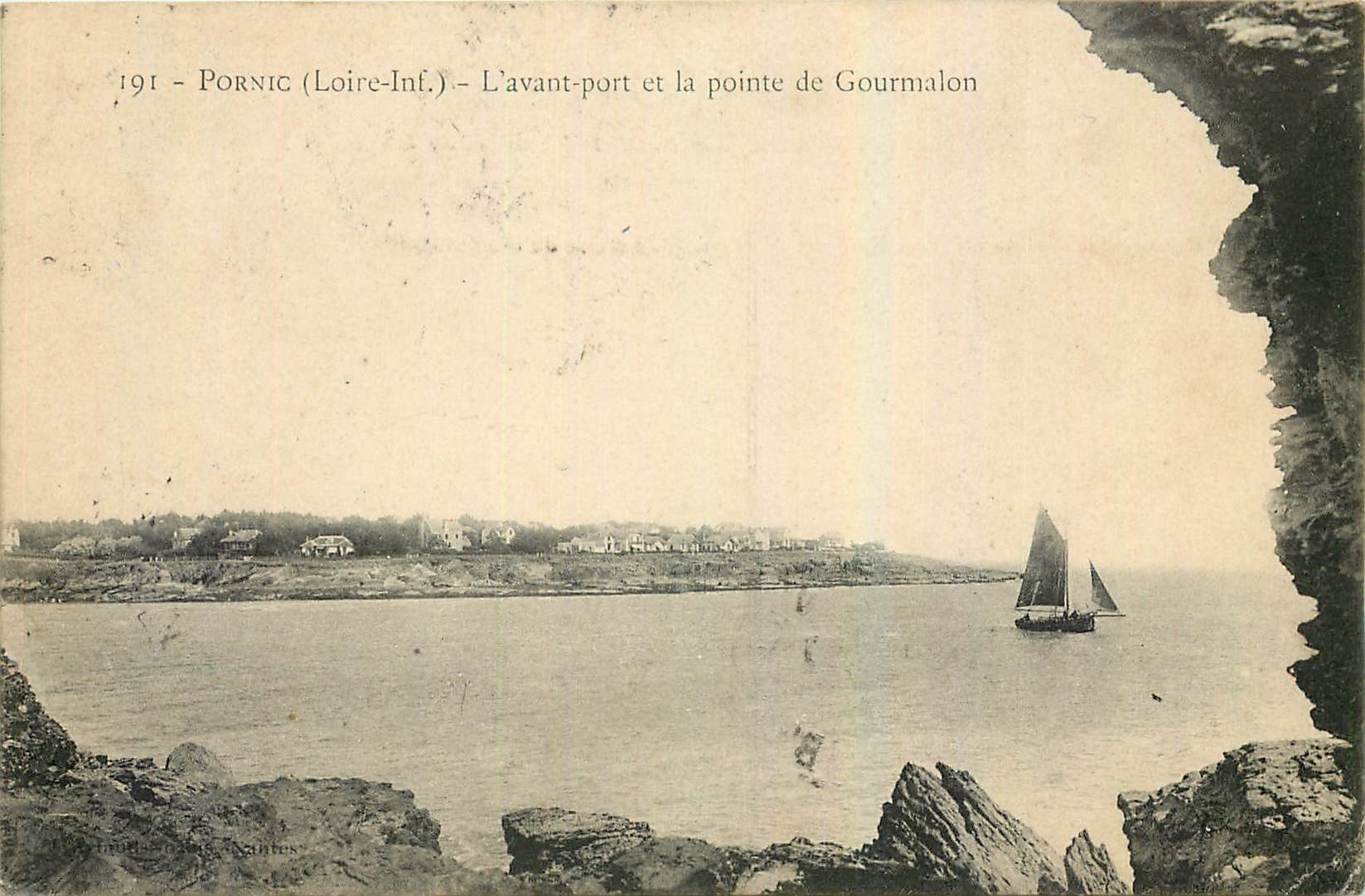 CPA Pornic Loire Inf l'avant porte et la pointe de Gourmalon 