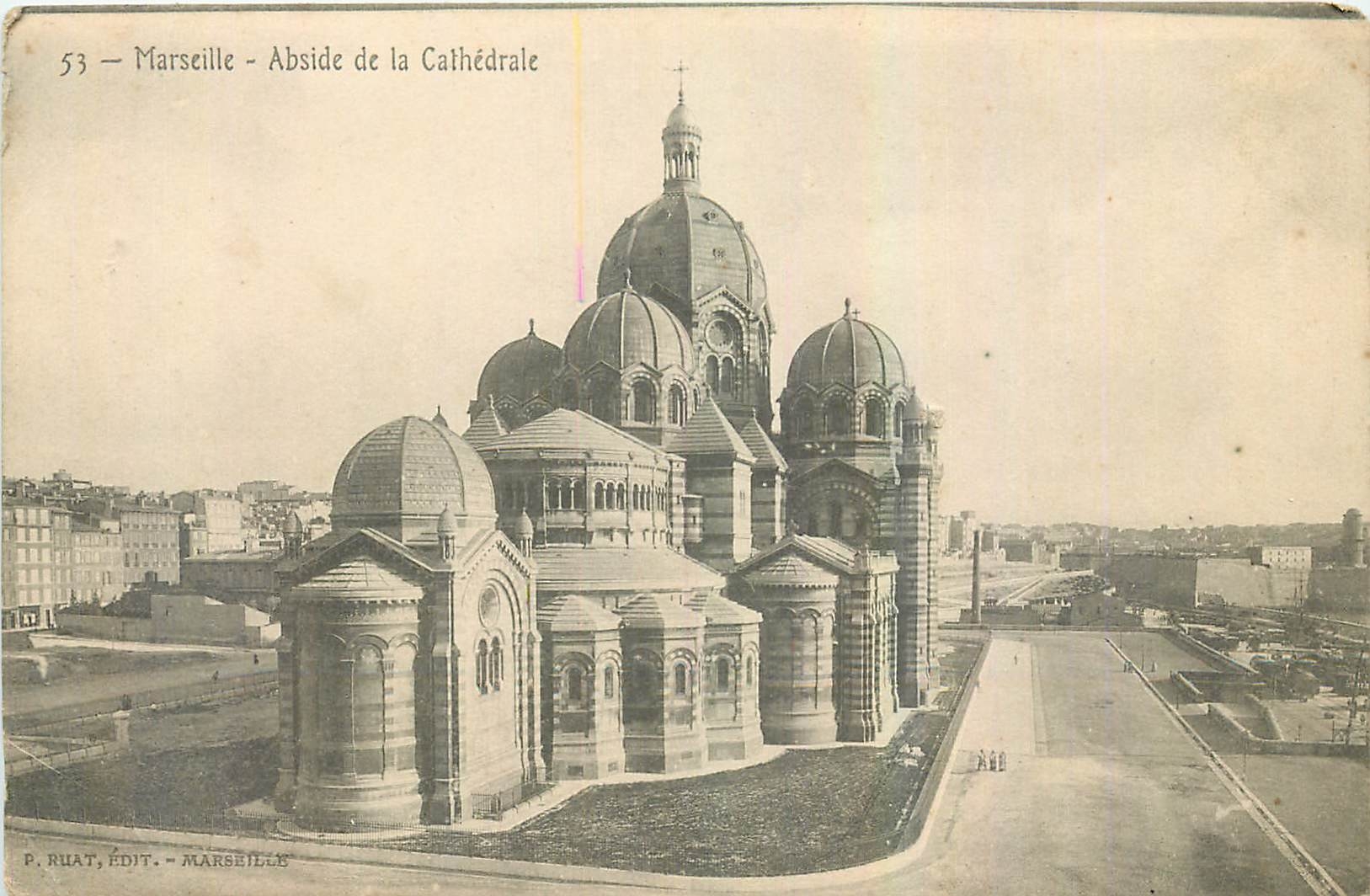 CPA Marseille Abside de la Cathedrale 