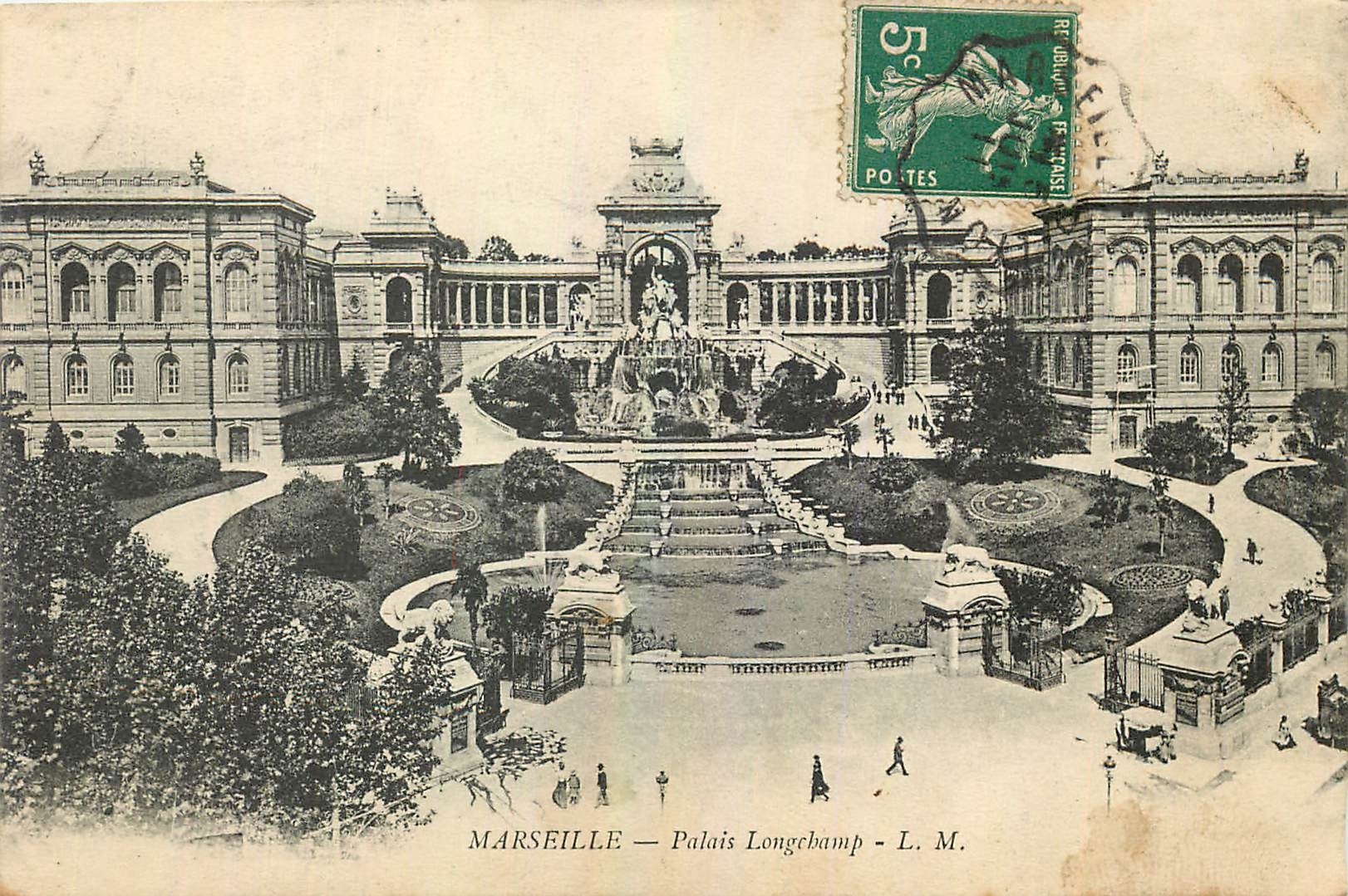 CPA Marseille Palais Longchamp 