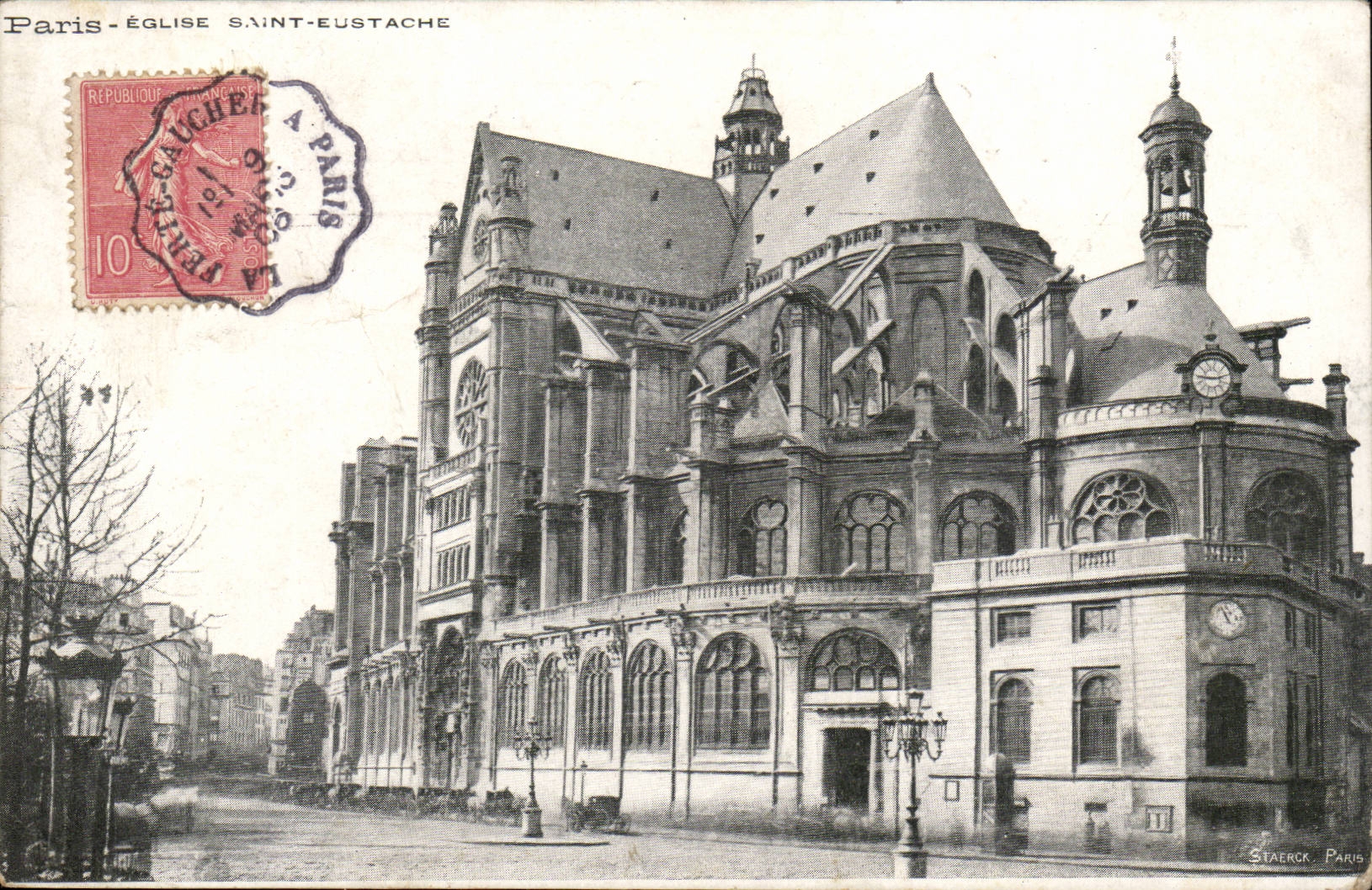 Paris CPA Eglise Saint Eustache