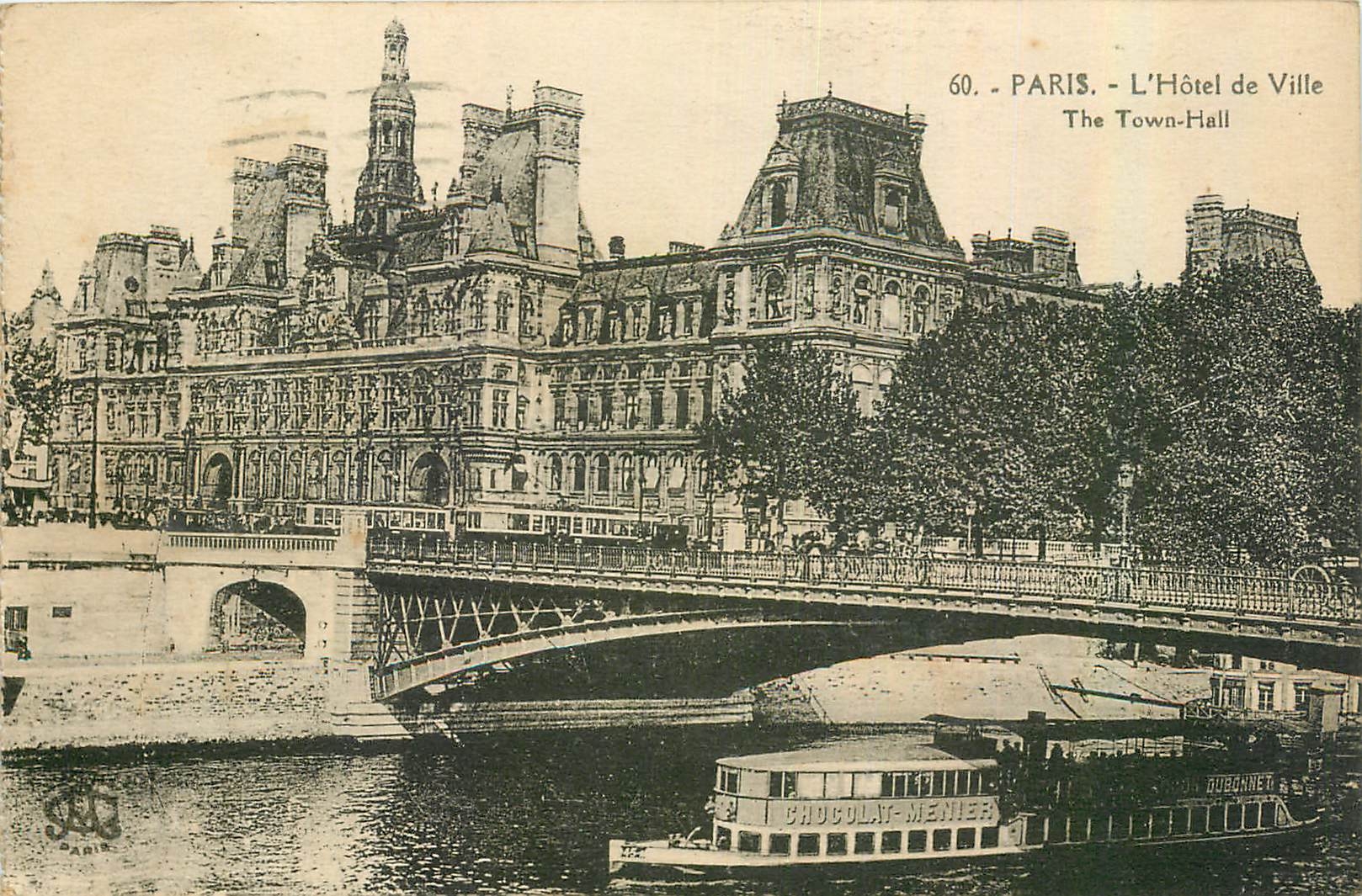 CPA Paris l'Hotel de Ville 