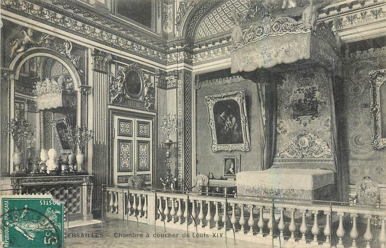 CPA Versailles Chambre a coucher de Louis XIV