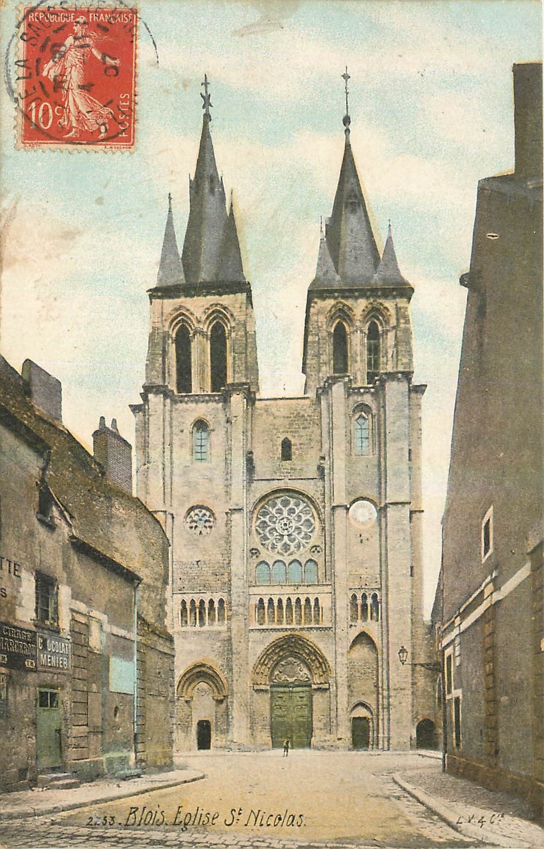 CPA Blois Eglise St Nicolas 