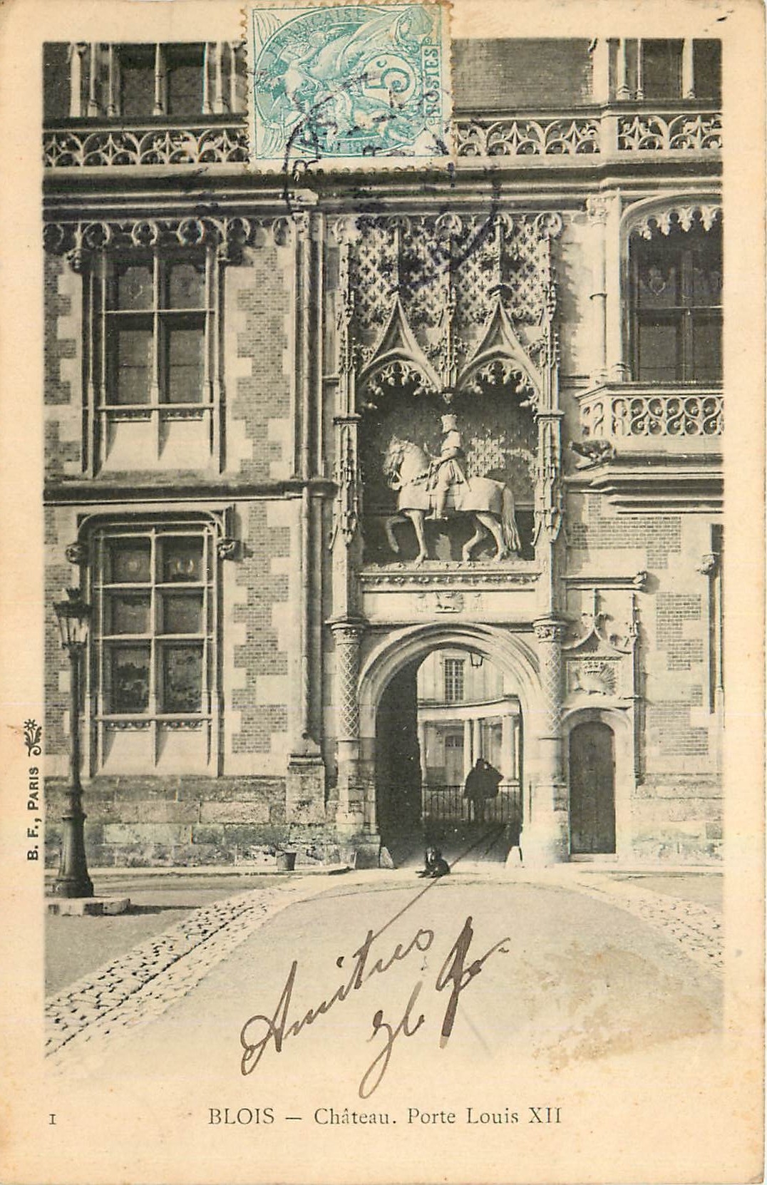 CPA Blois Chateau Porte Louis XII 