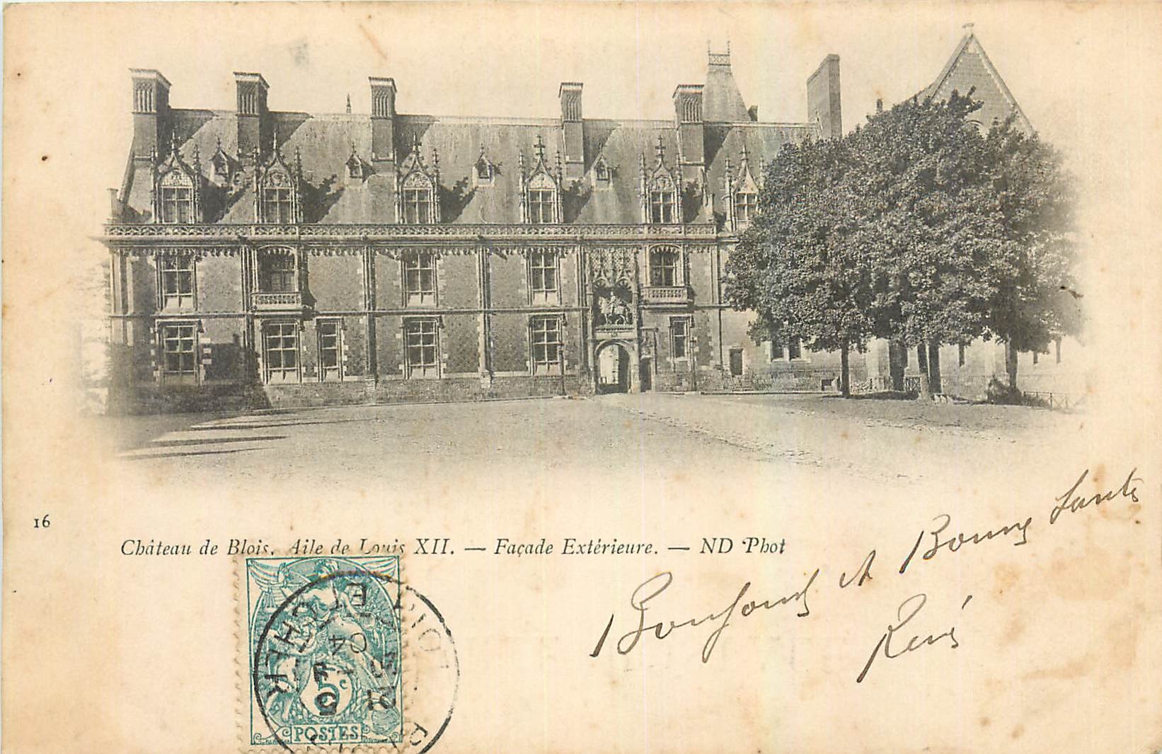 CPA Chateau de Blois Aile de Louis XII Facade Exterieure