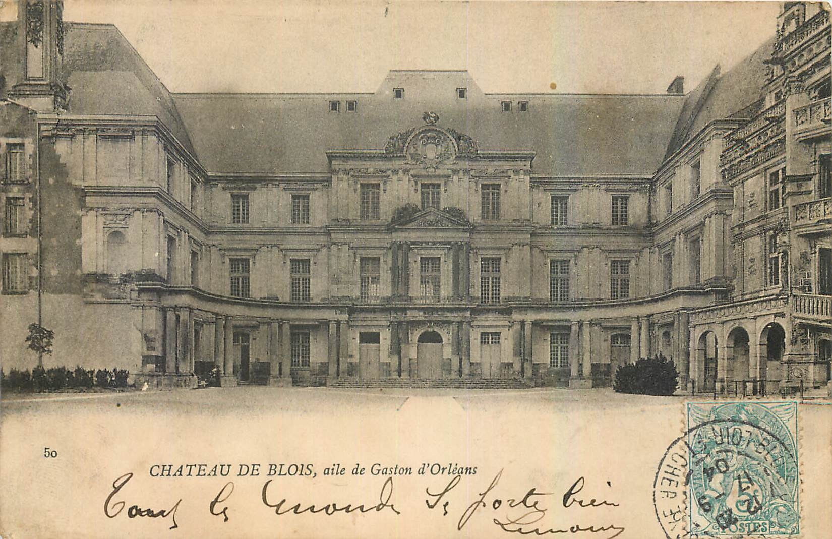 CPA Chateau de Blois aile de Gaston d'Orleans