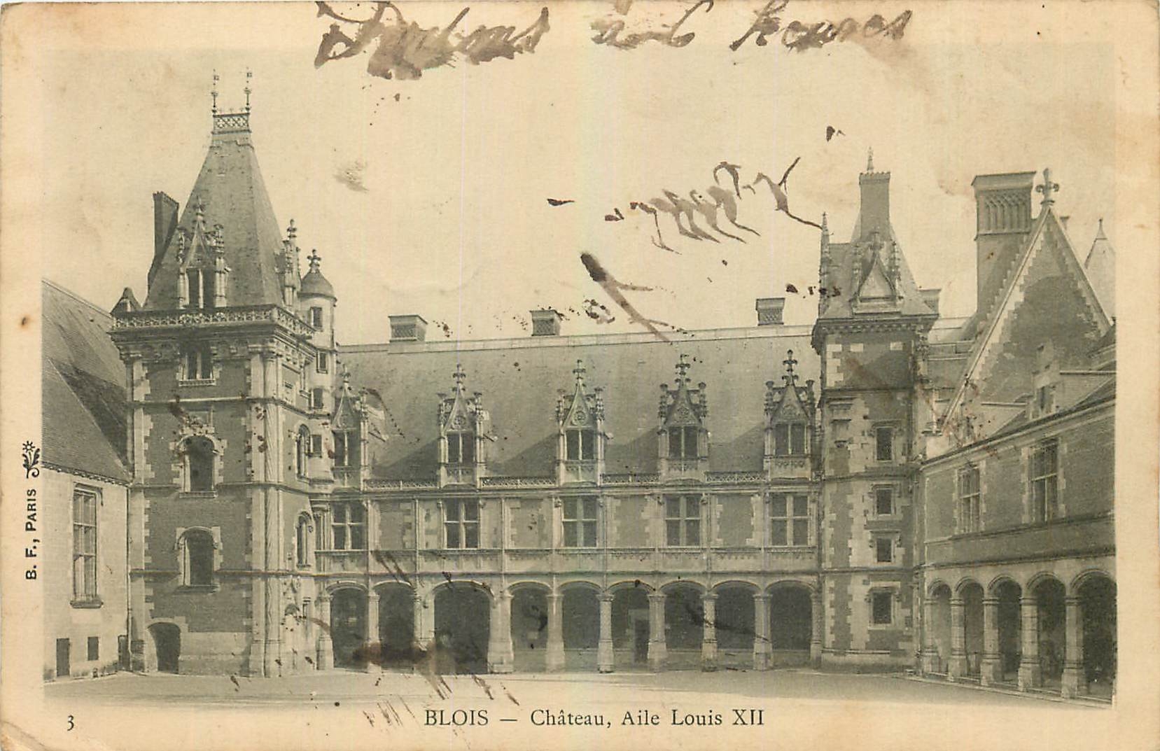 CPA Blois Chateau Aile Louis XII 