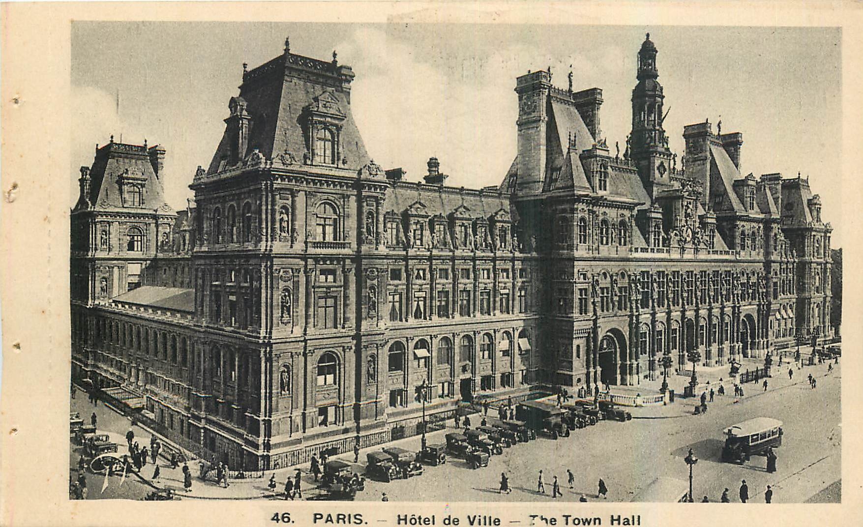 CPA Paris Hotel de Ville
