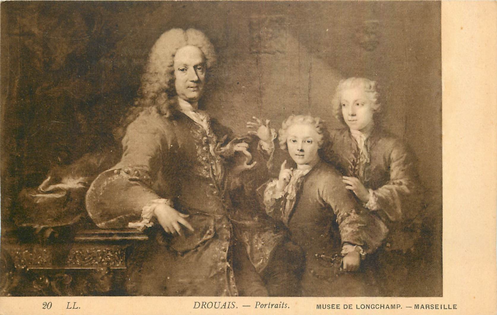 CPA Drouais Portails Musee de Longchamp Marseille