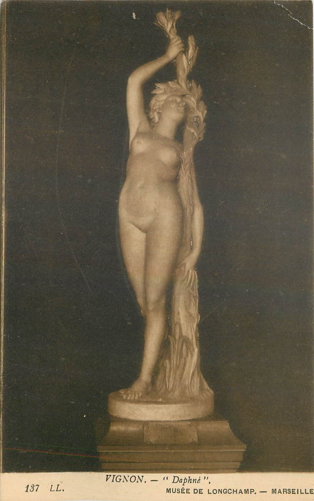CPA Vegnon Daphne Musee de Longchamp Marseille