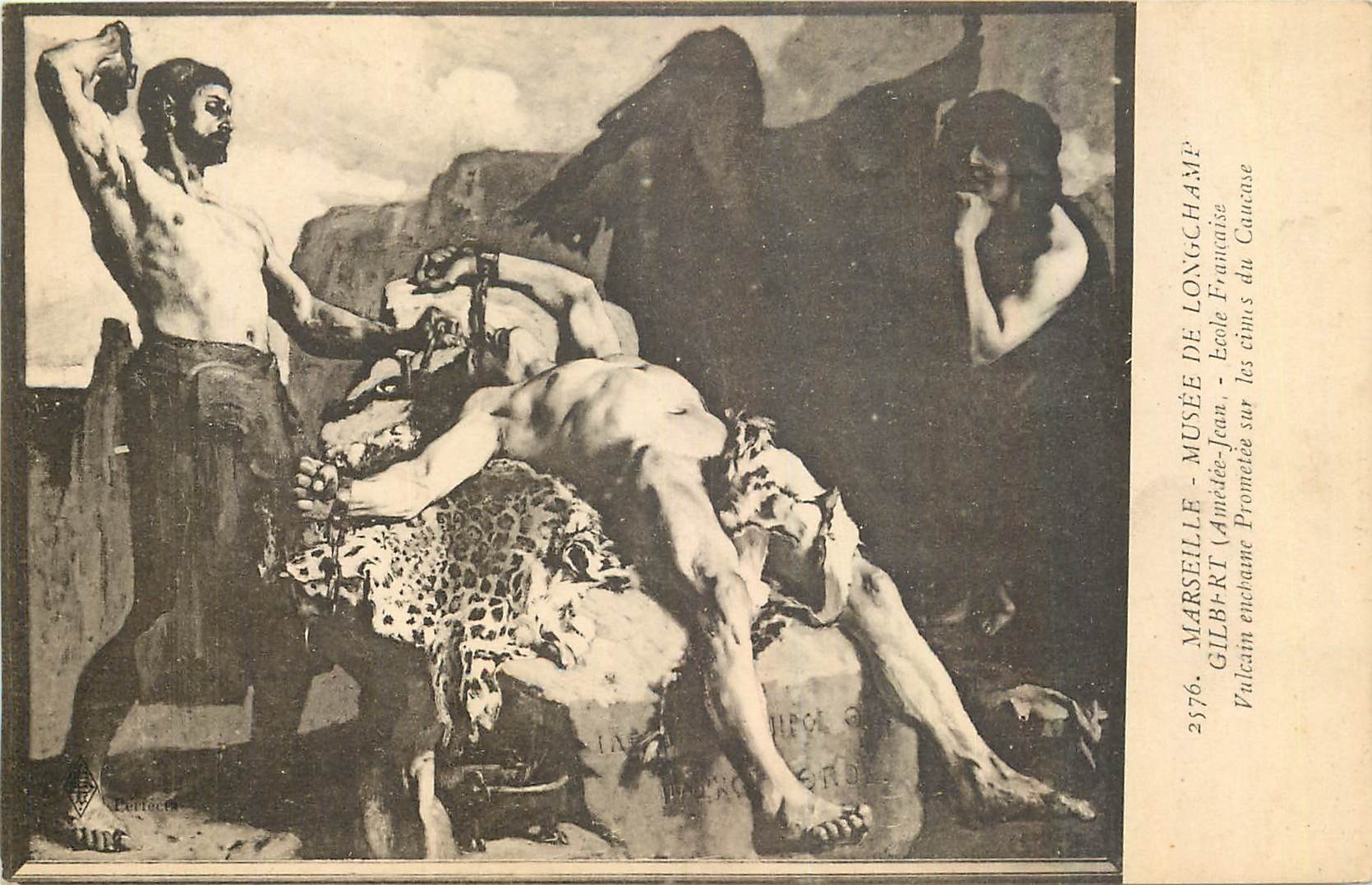 CPA Marseille Musee de Longchamp Gilbert Ameles Jean Ecole Francaise