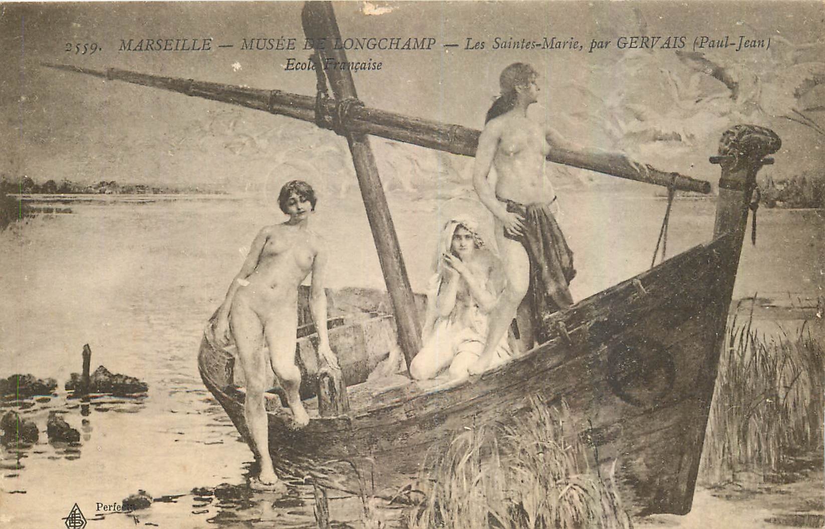 CPA Marseille Musee de Longchamp Les Saintes Marie par Gervais Paul Jean Ecole Francaise