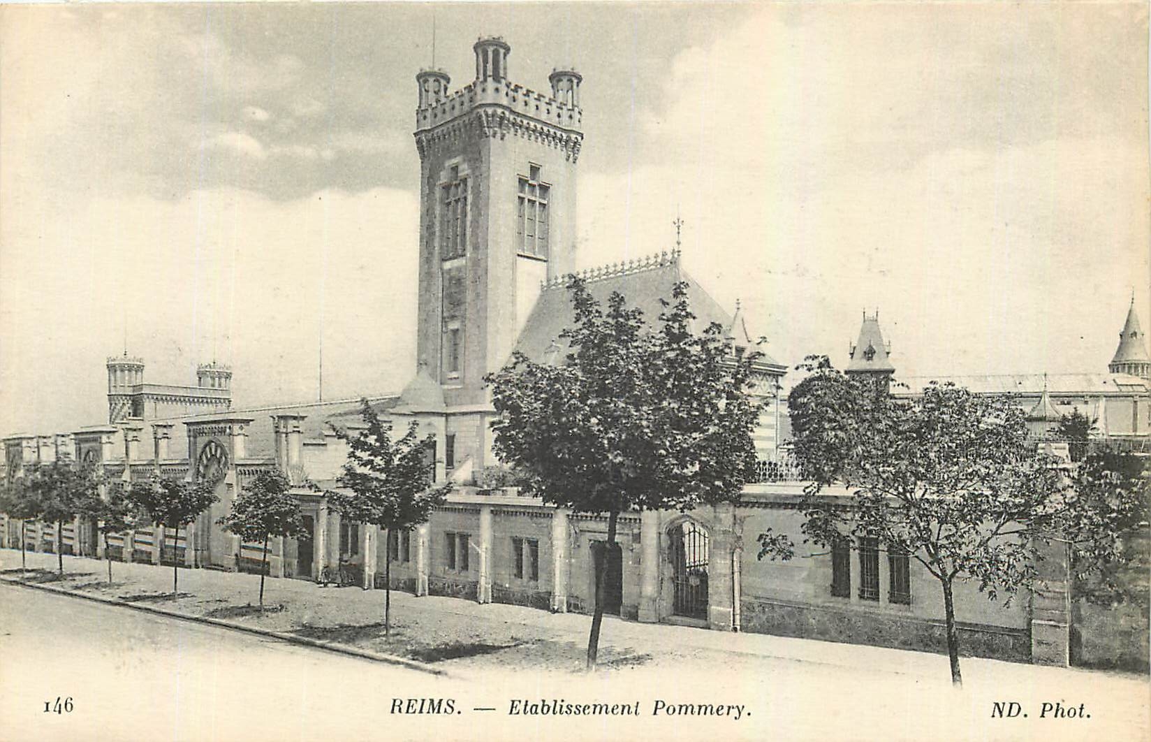 CPA Reims Etablissement Pommery 