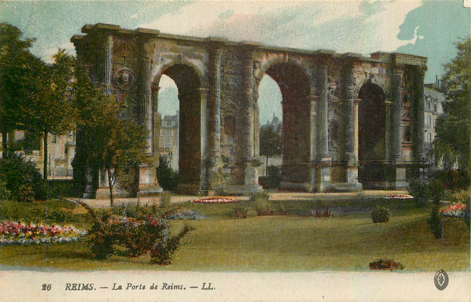 CPA Reims La Porte de Reims 