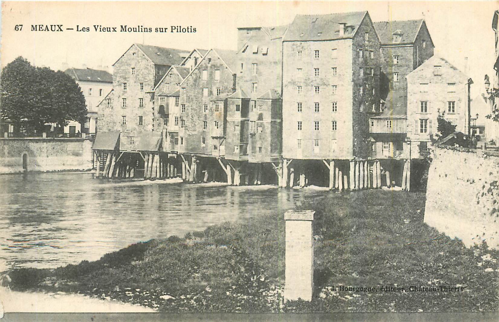 CPA Meaux les Vieux Moulins sur Pilotis 