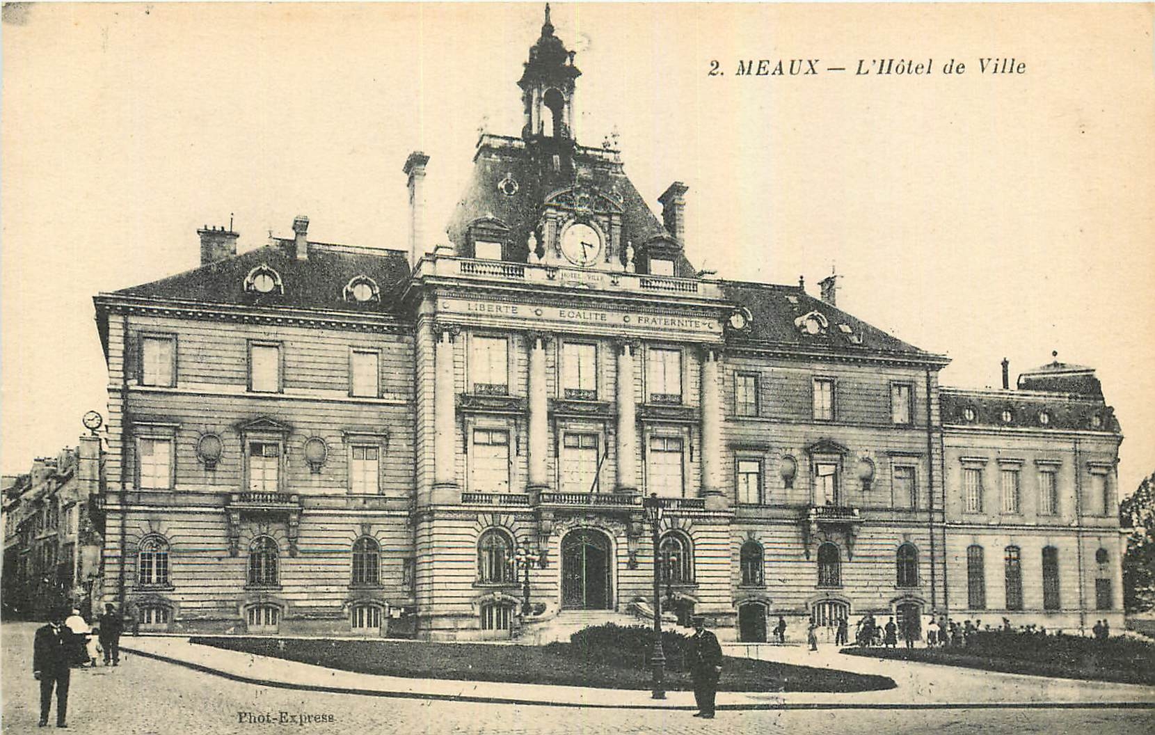 CPA Meaux l'Hotel de Ville 