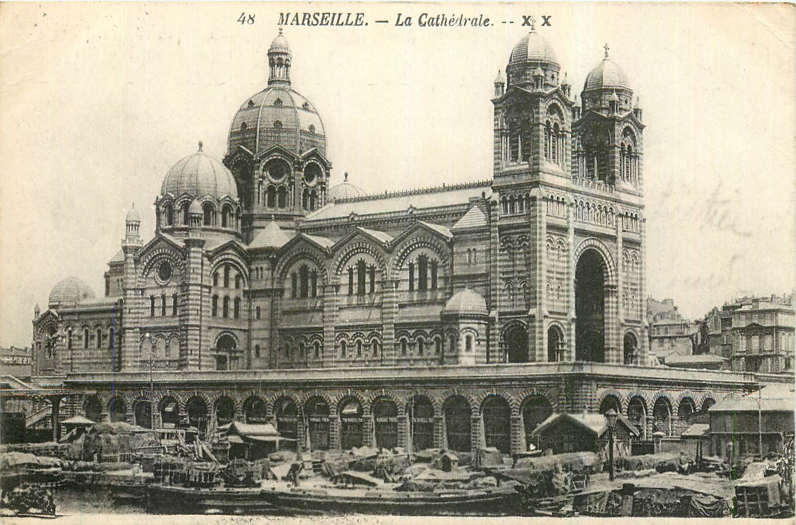CPA Marseille la Cathedrale 