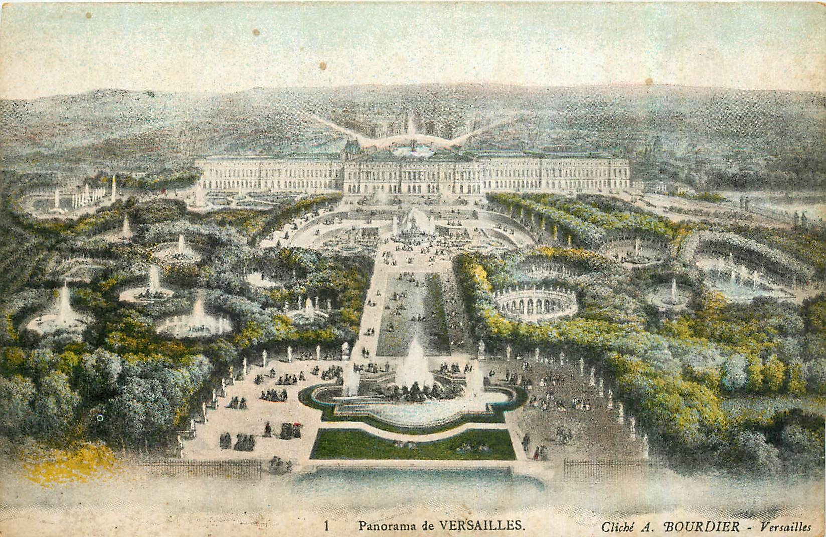 CPA Panorama de Versailles
