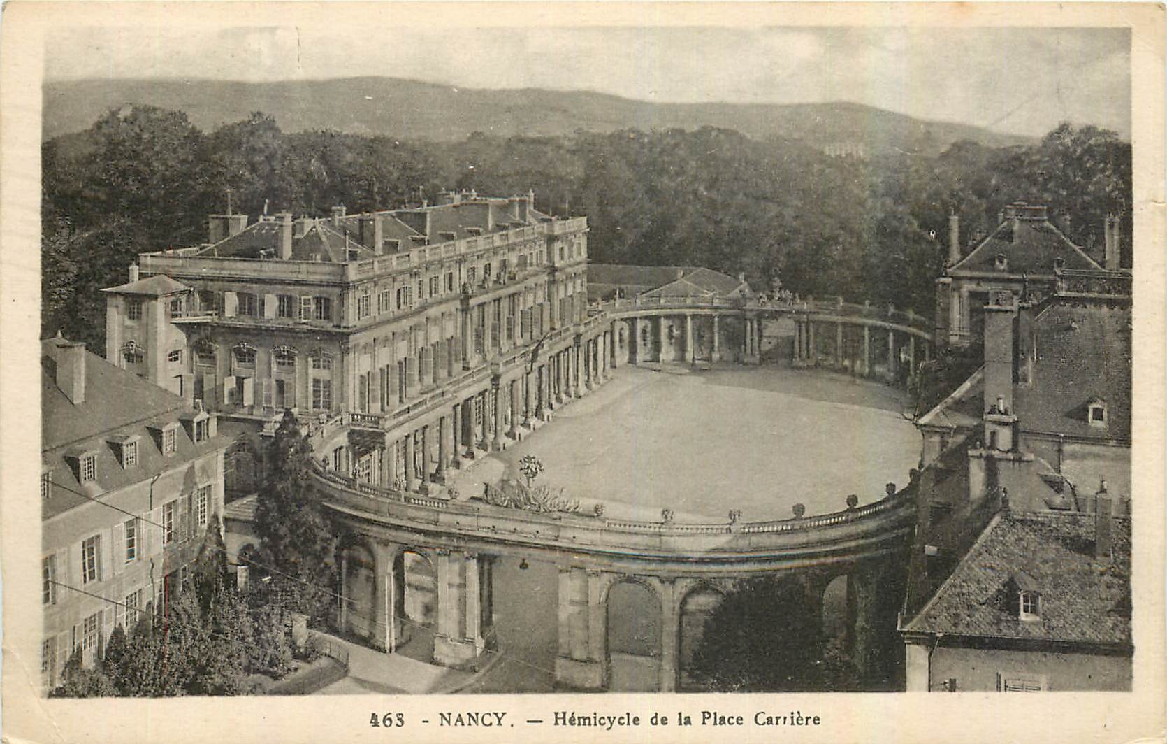 CPA Nancy Hemicycle de la Place Carriere 