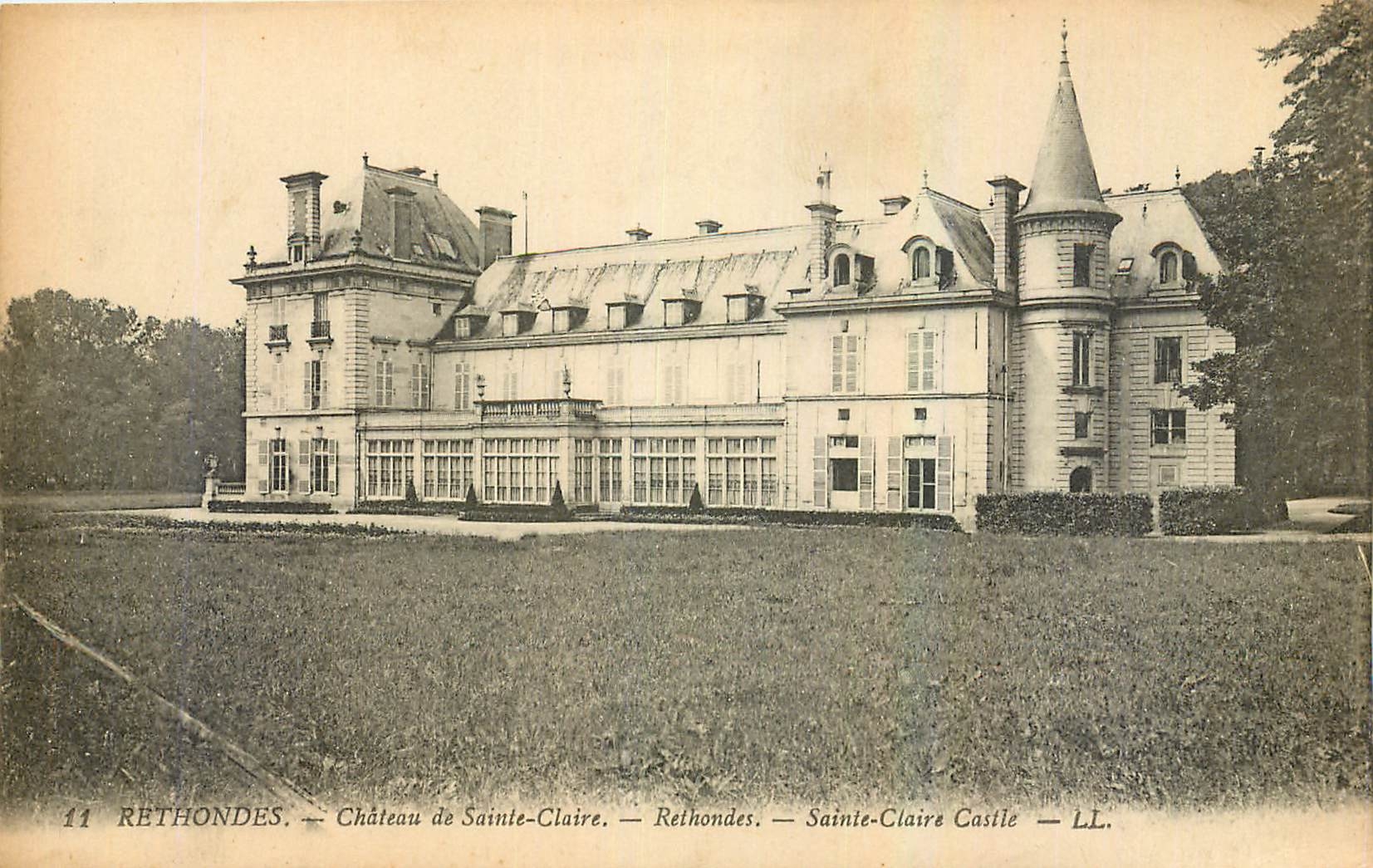 CPA Rethondes Chateau de Sainte Claire Rethondes 