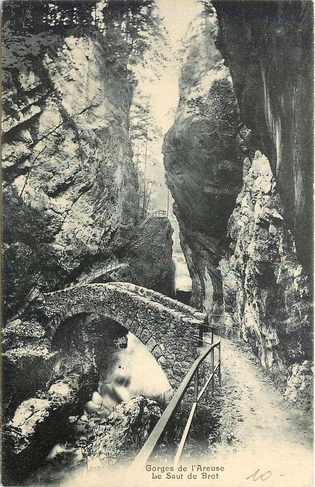 CPA Gorges de l'Areuse Saut de Brot