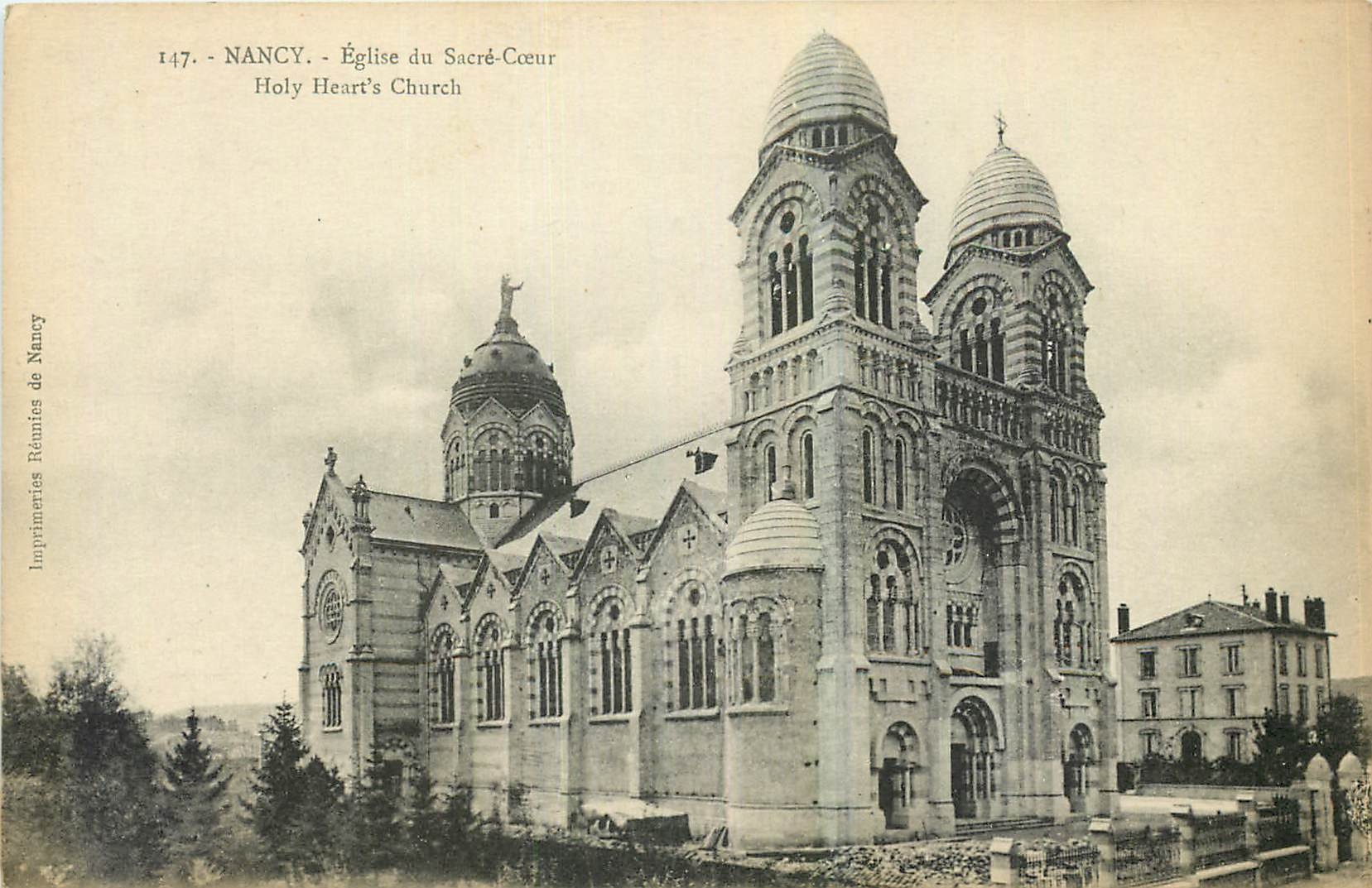 CPA Nancy Eglise du Sacre Coeur 