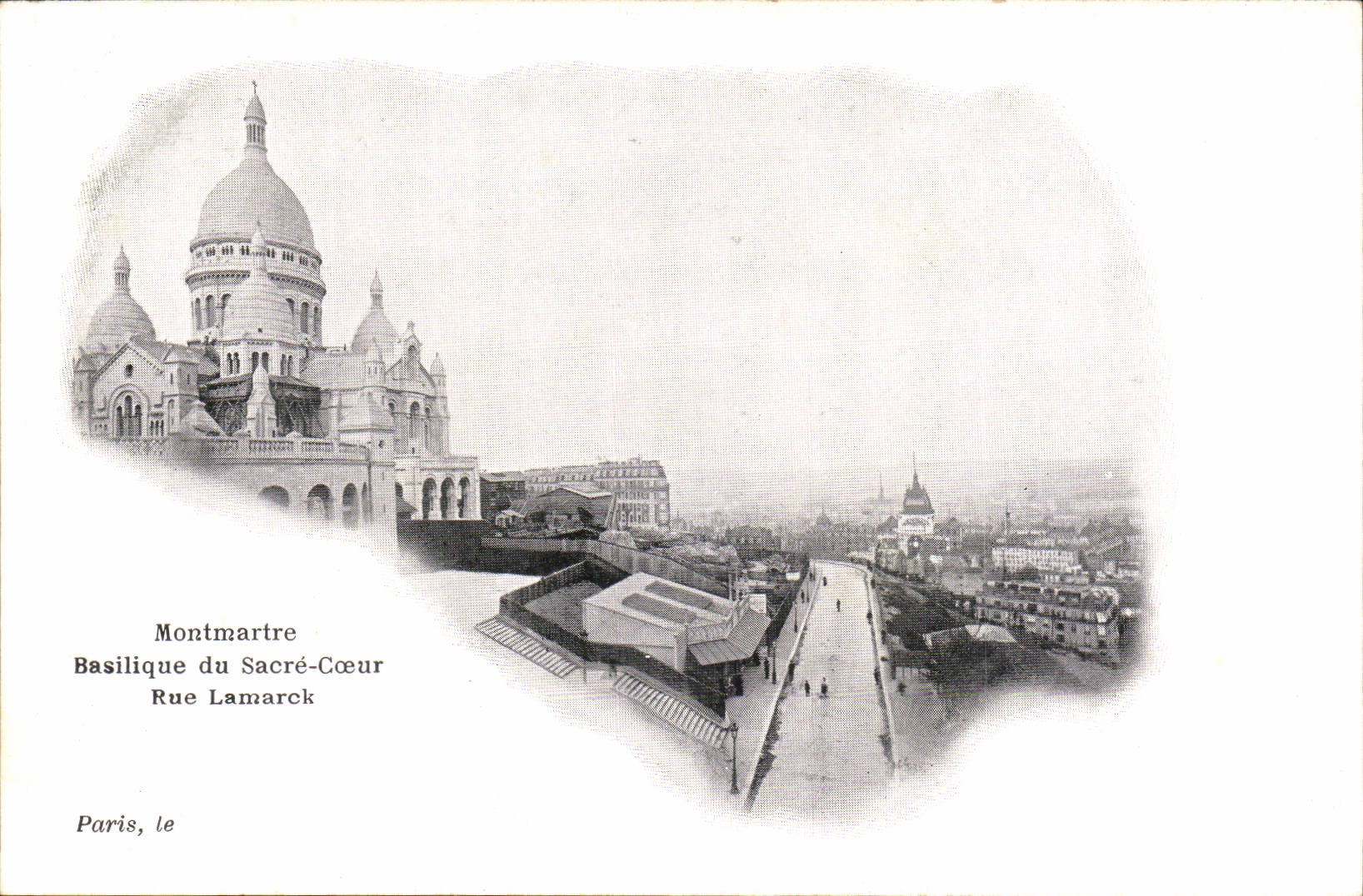 Paris CPA Basilica of the Sacring Heart of Montmartre