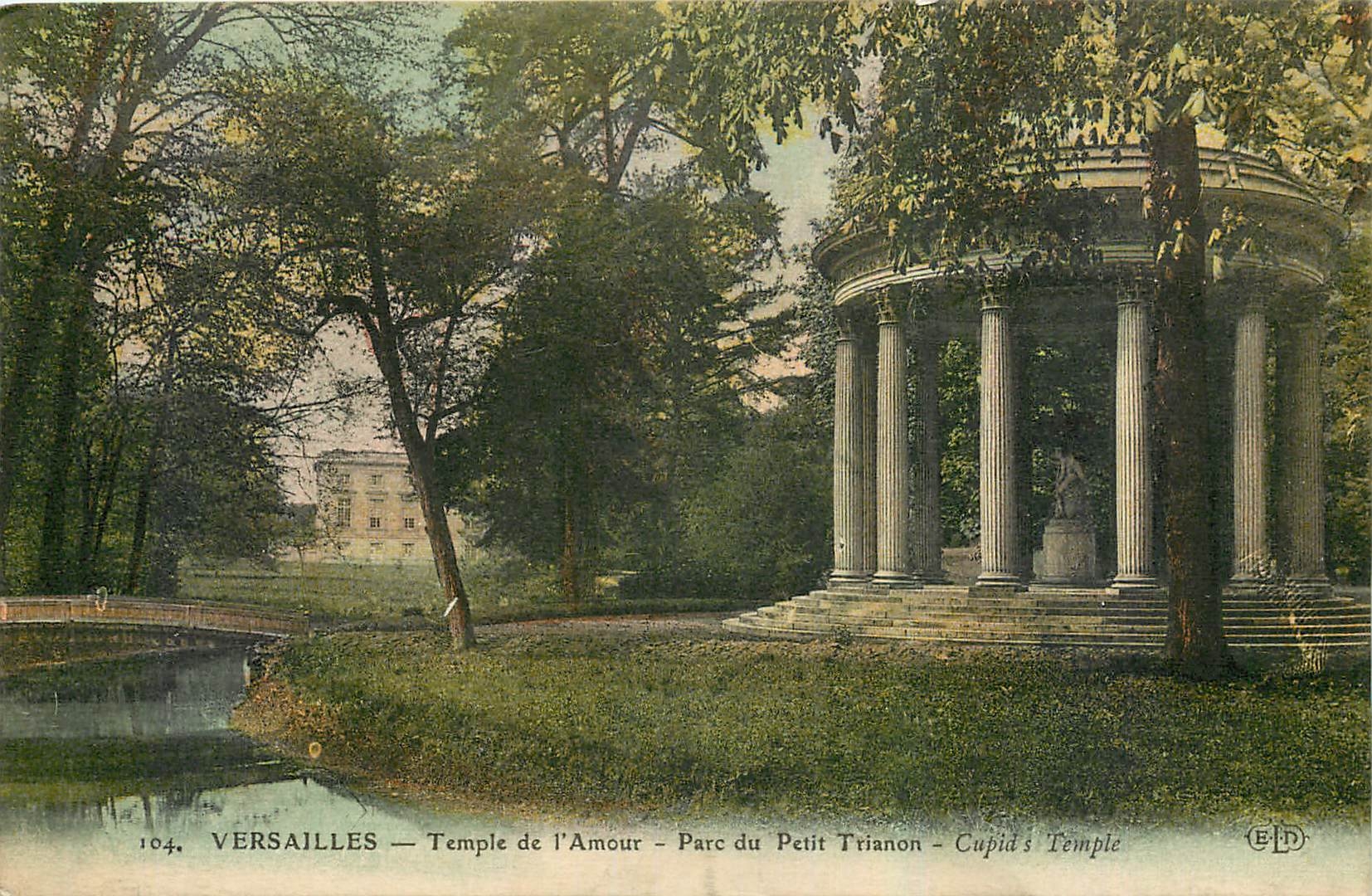 CPA Versailles Temple de l'Amour Parc du Petit Trianon 