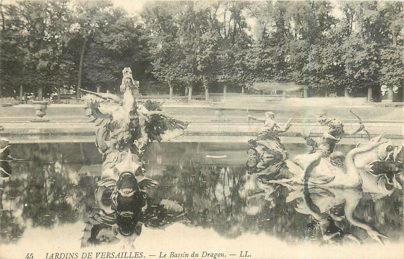 CPA Jardins de Versailles La Bassin du Dragon 