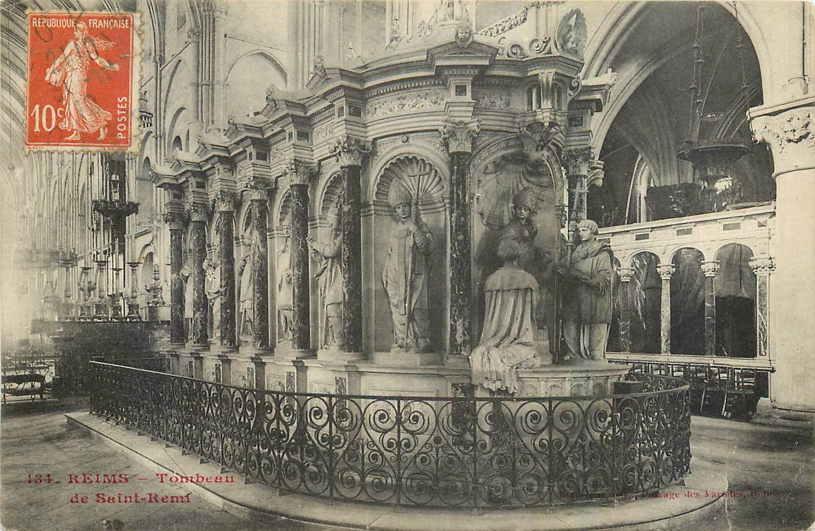 CPA Reims Tombeau de saint Remi 