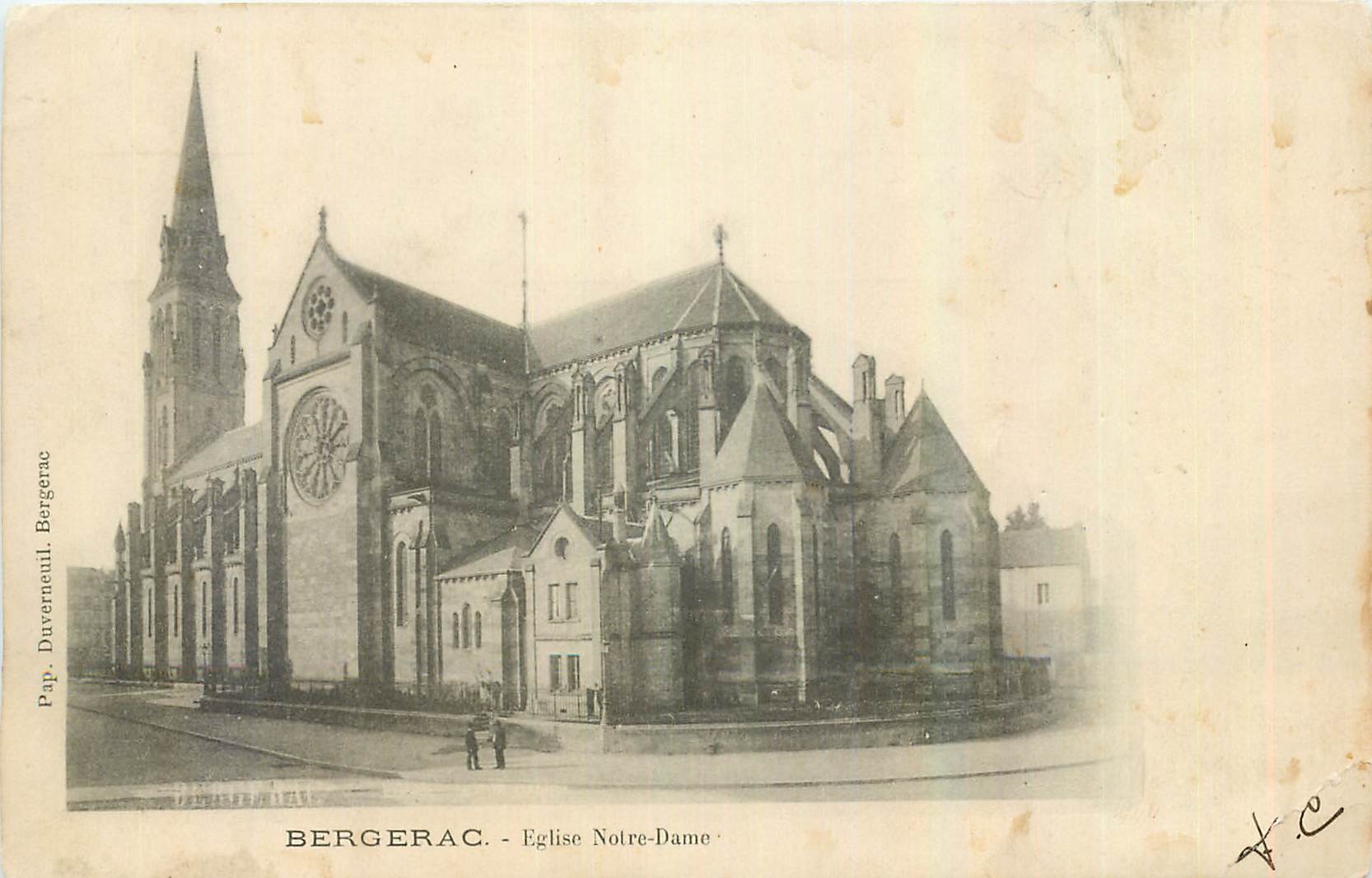 CPA Bergerac Eglise Notre Dame 