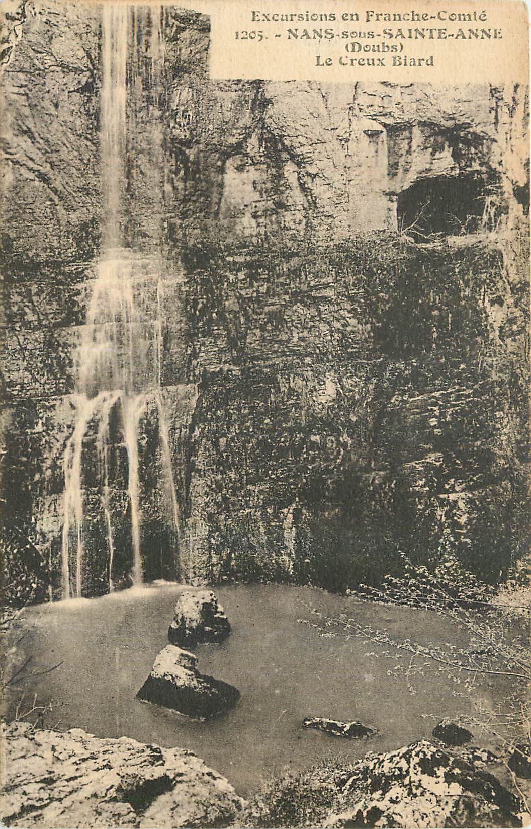 CPA Excursion en Franche Comte Nans sous Sainte Anne Doubs le Creux Biard