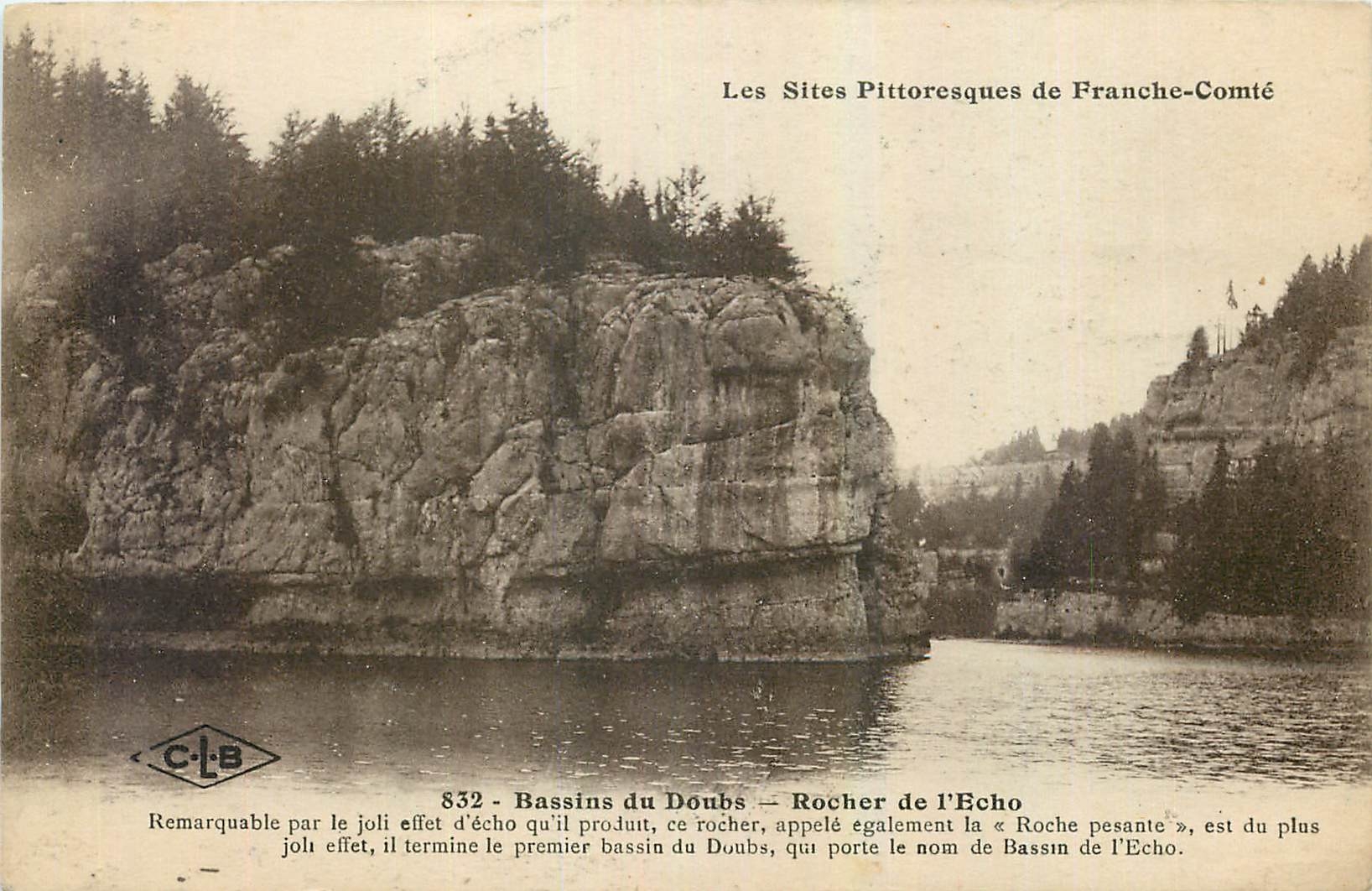 CPA Bassins du Doubs Rocher de l'Echo