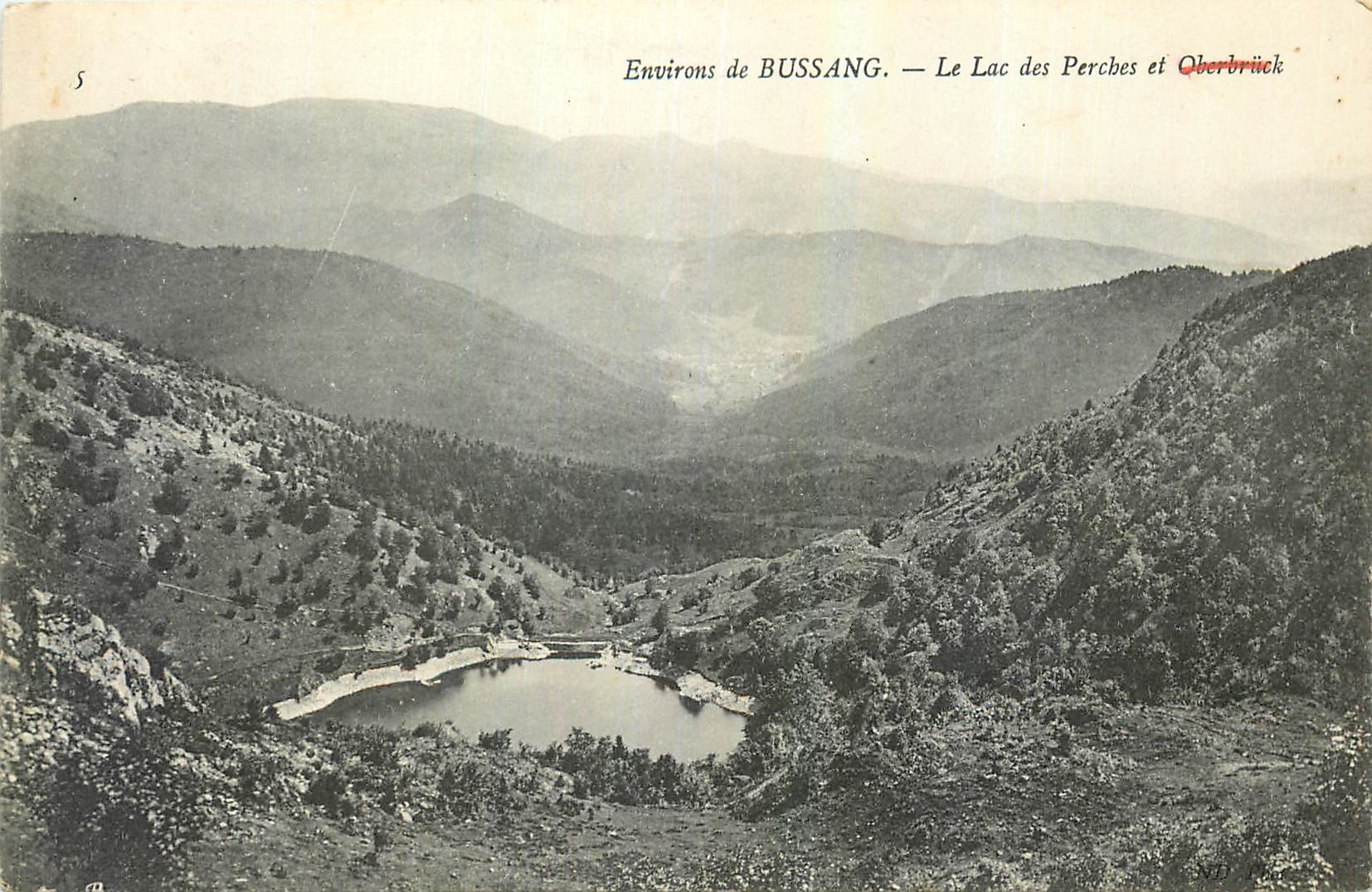 CPA Environs de Bussang Le Lac des Perches