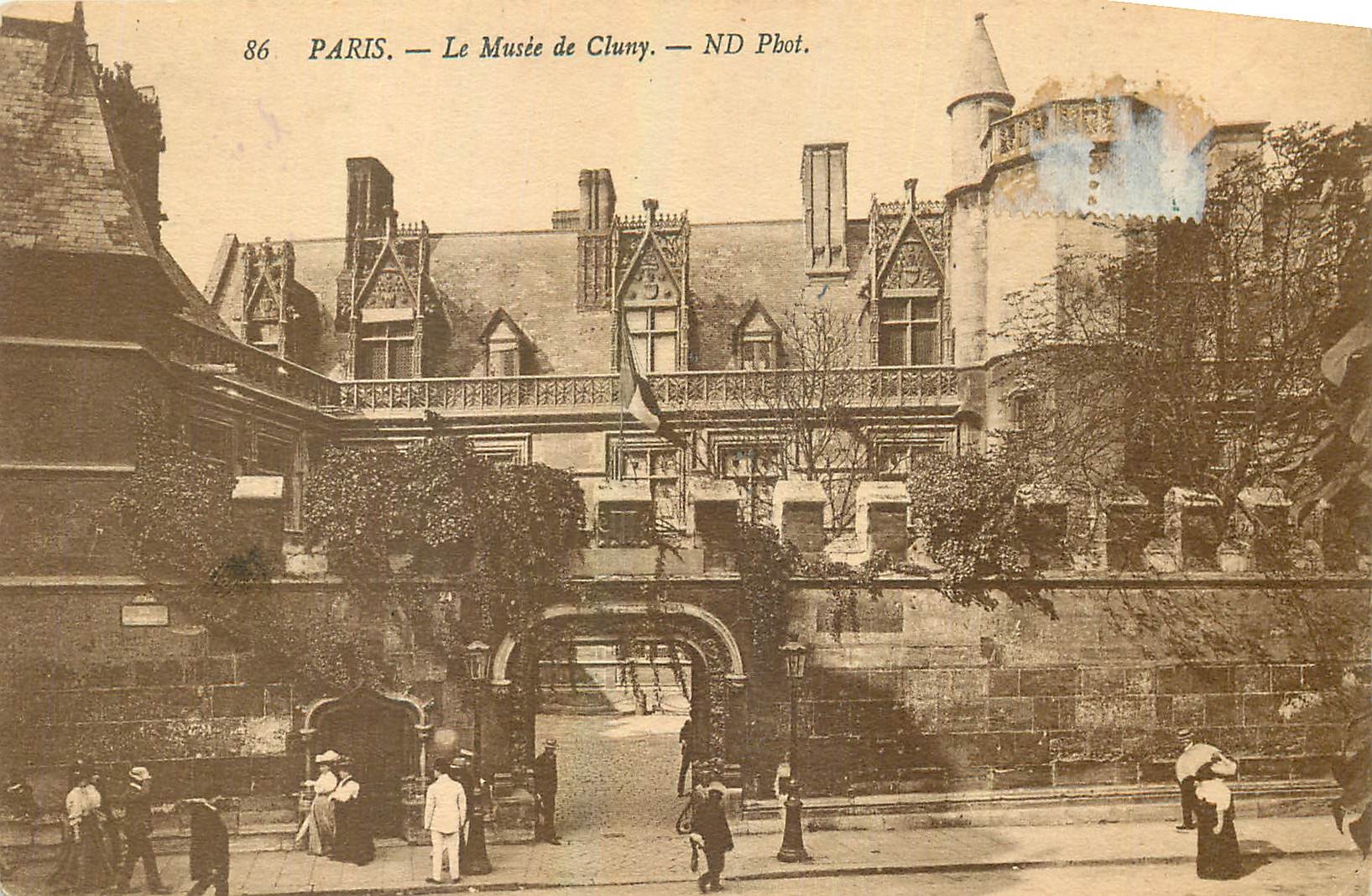 CPA Paris Le Musee de Cluny 