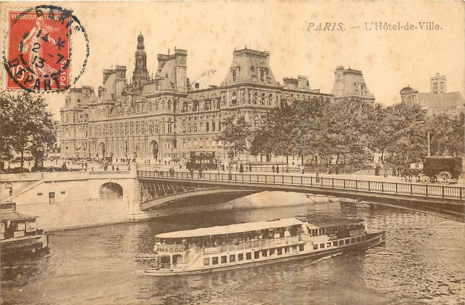 CPA Paris l'Hotel de Ville