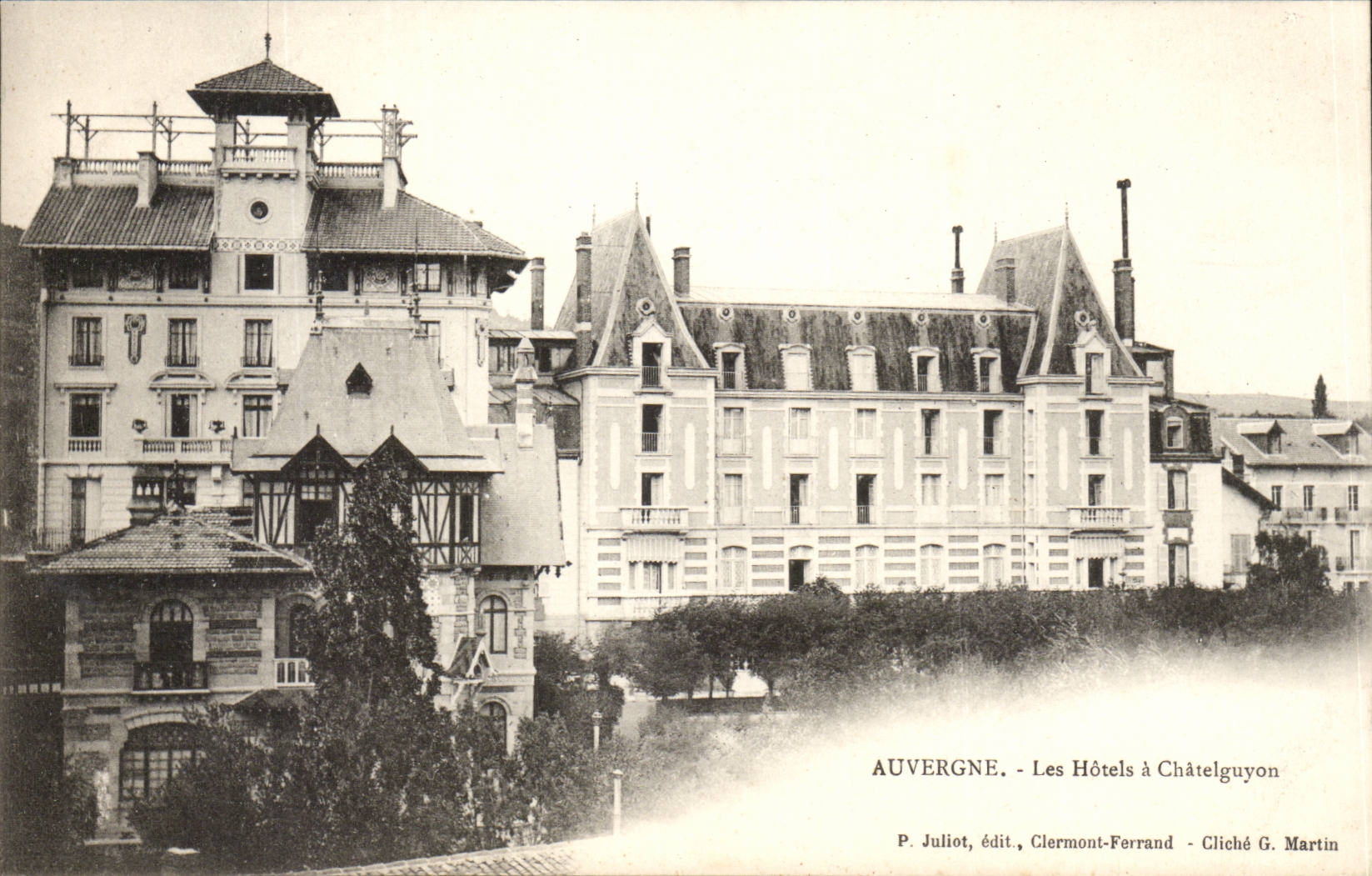 Auvergne CPA the hotels has Chatelguyon