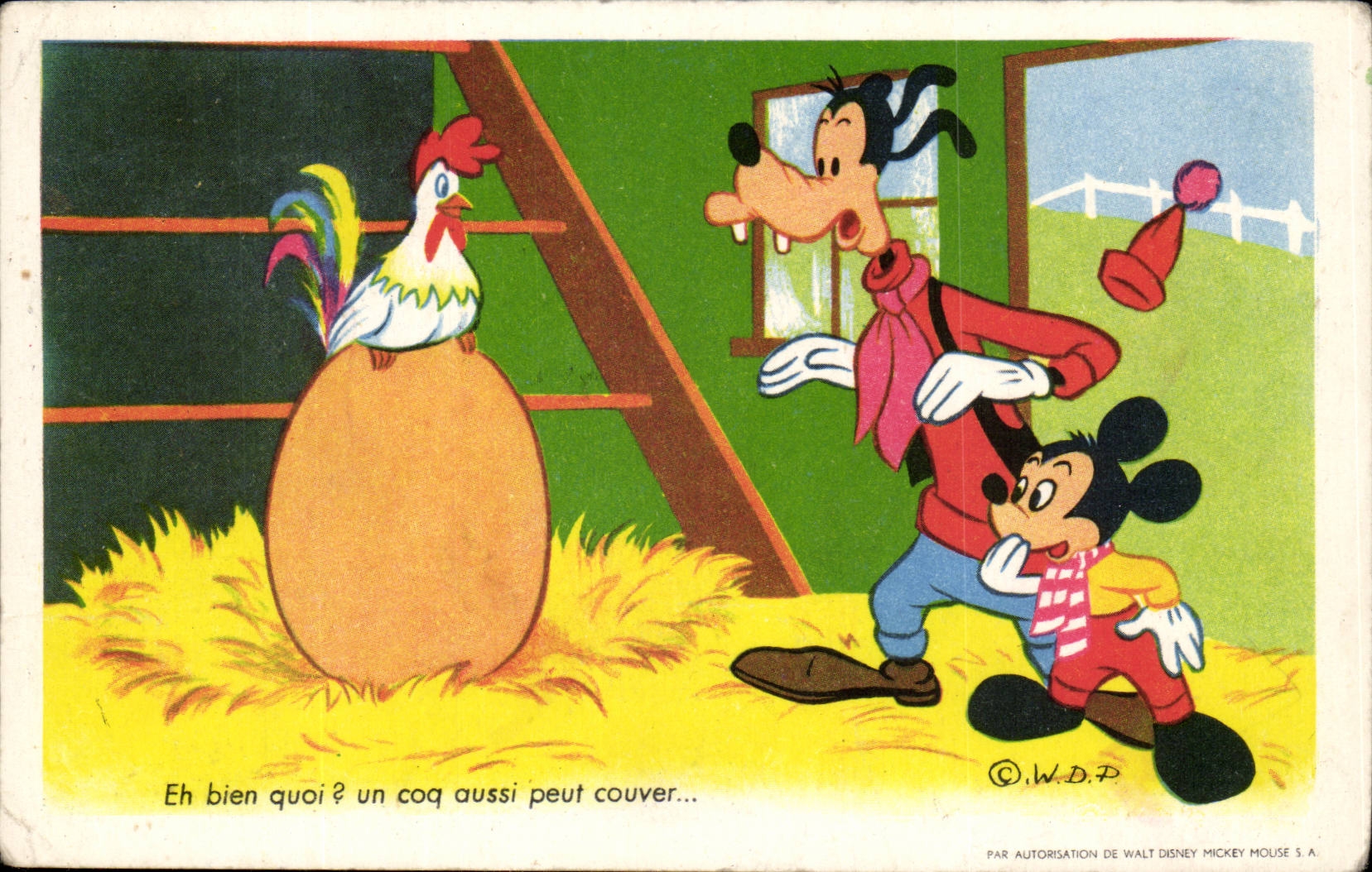 Fantasy CPA disney Donald Pluto And well what? a cock also can brood