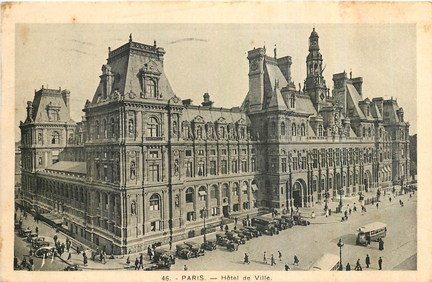 CPA Paris Hotel de Ville