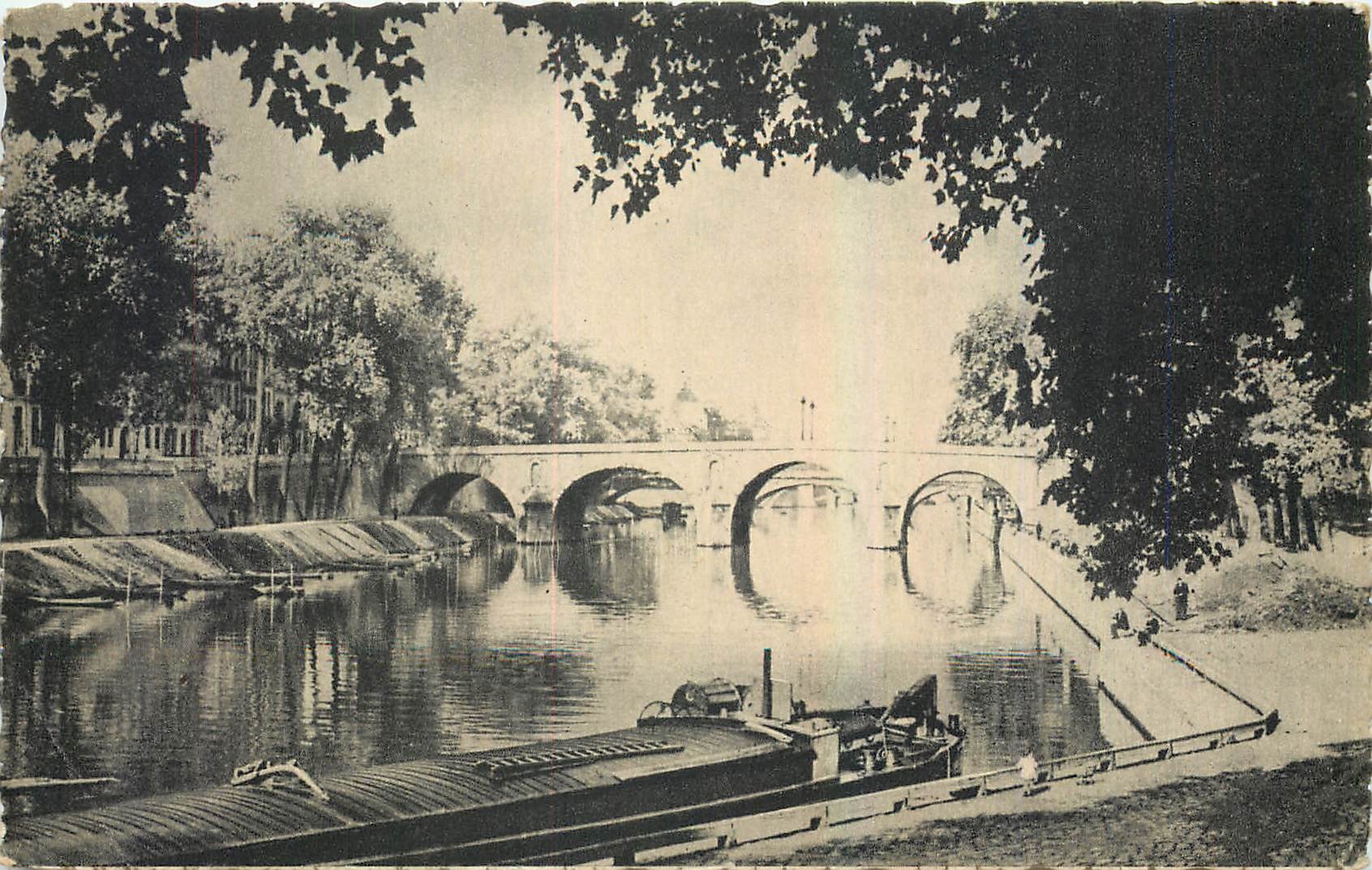 CPA Paris Le Pont Marie et l'Ile Saint Louis