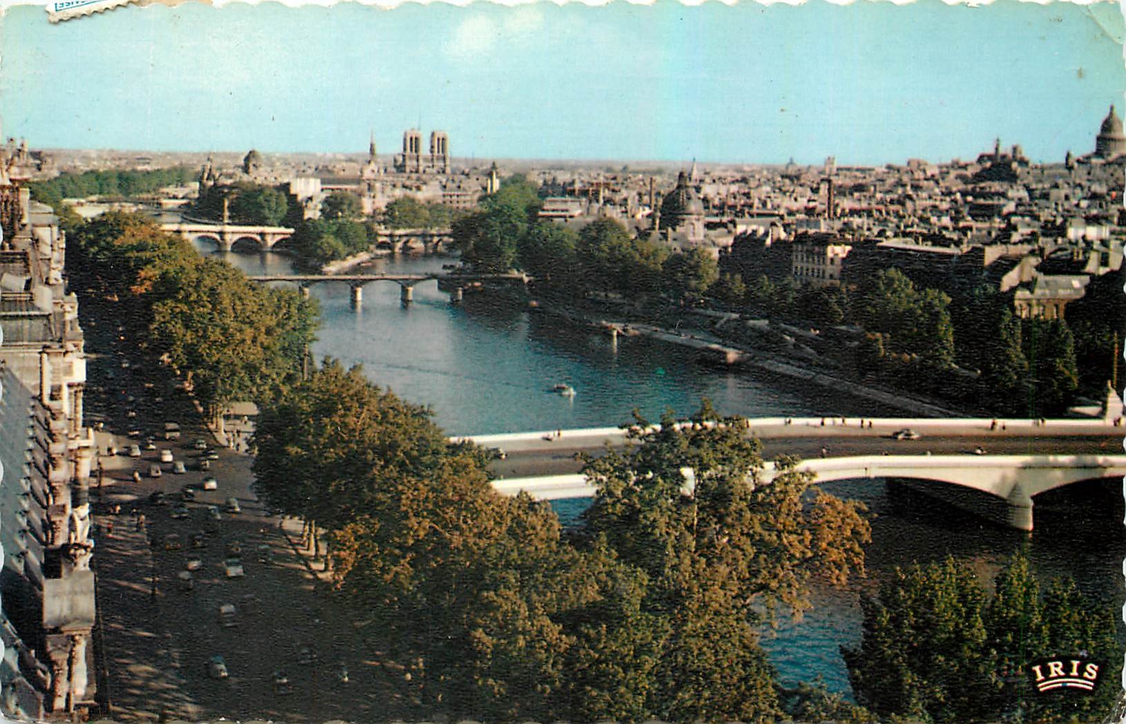 CPA Paris Les sept Ponts 